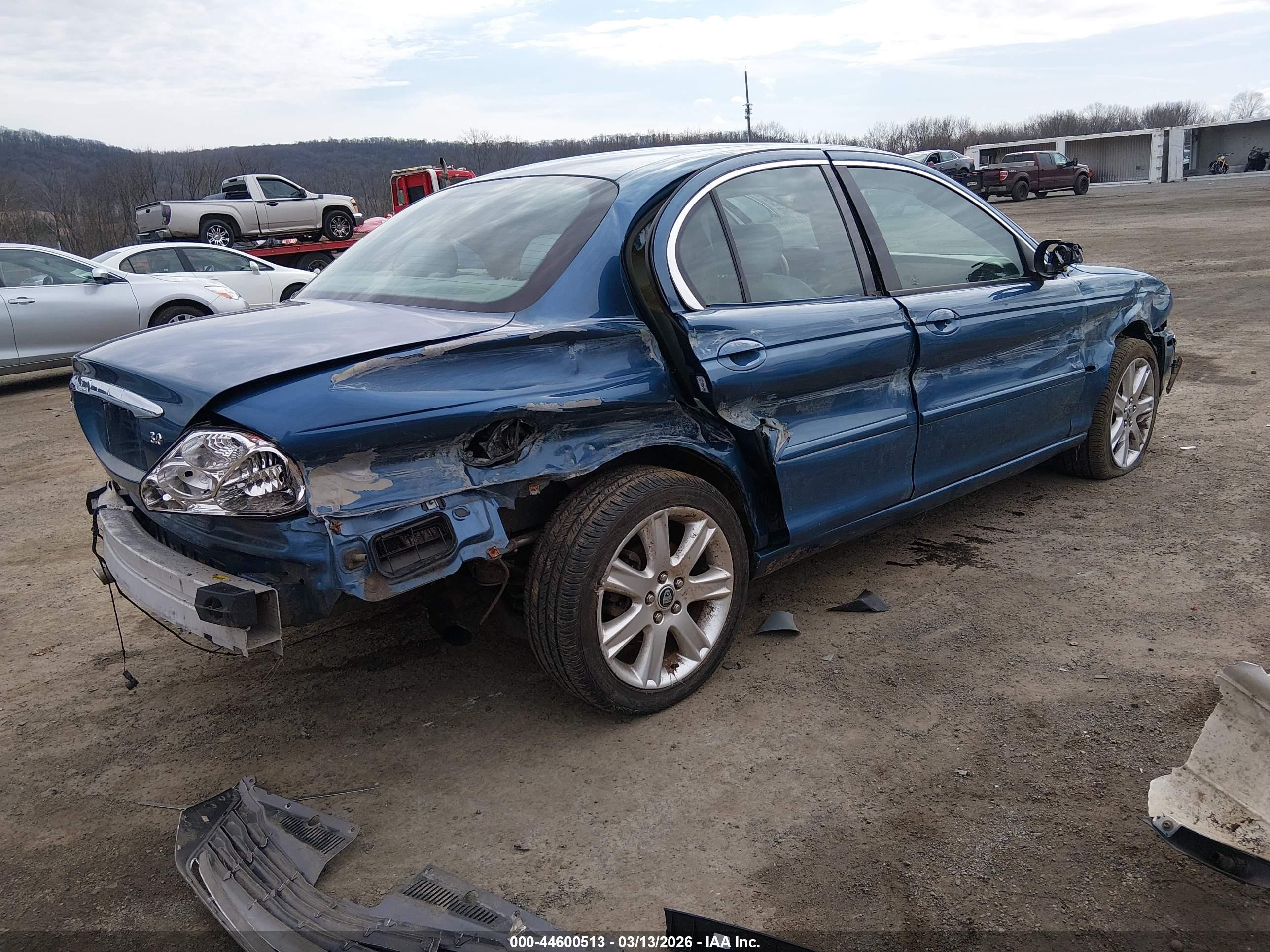 2003 Jaguar X-type 3.0 Синий vin: SAJEB51C73WD07032
