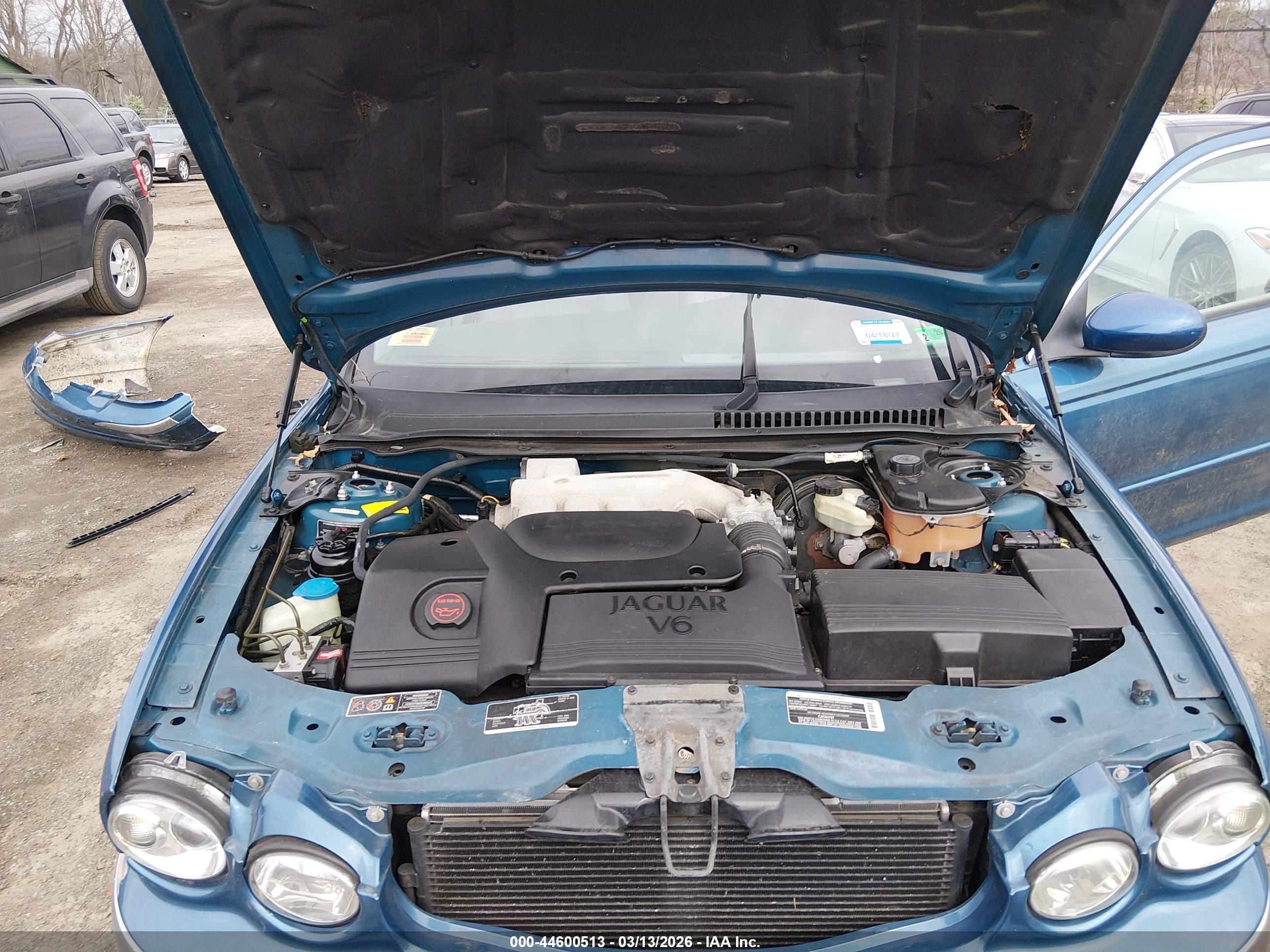 2003 Jaguar X-type 3.0 Синий vin: SAJEB51C73WD07032
