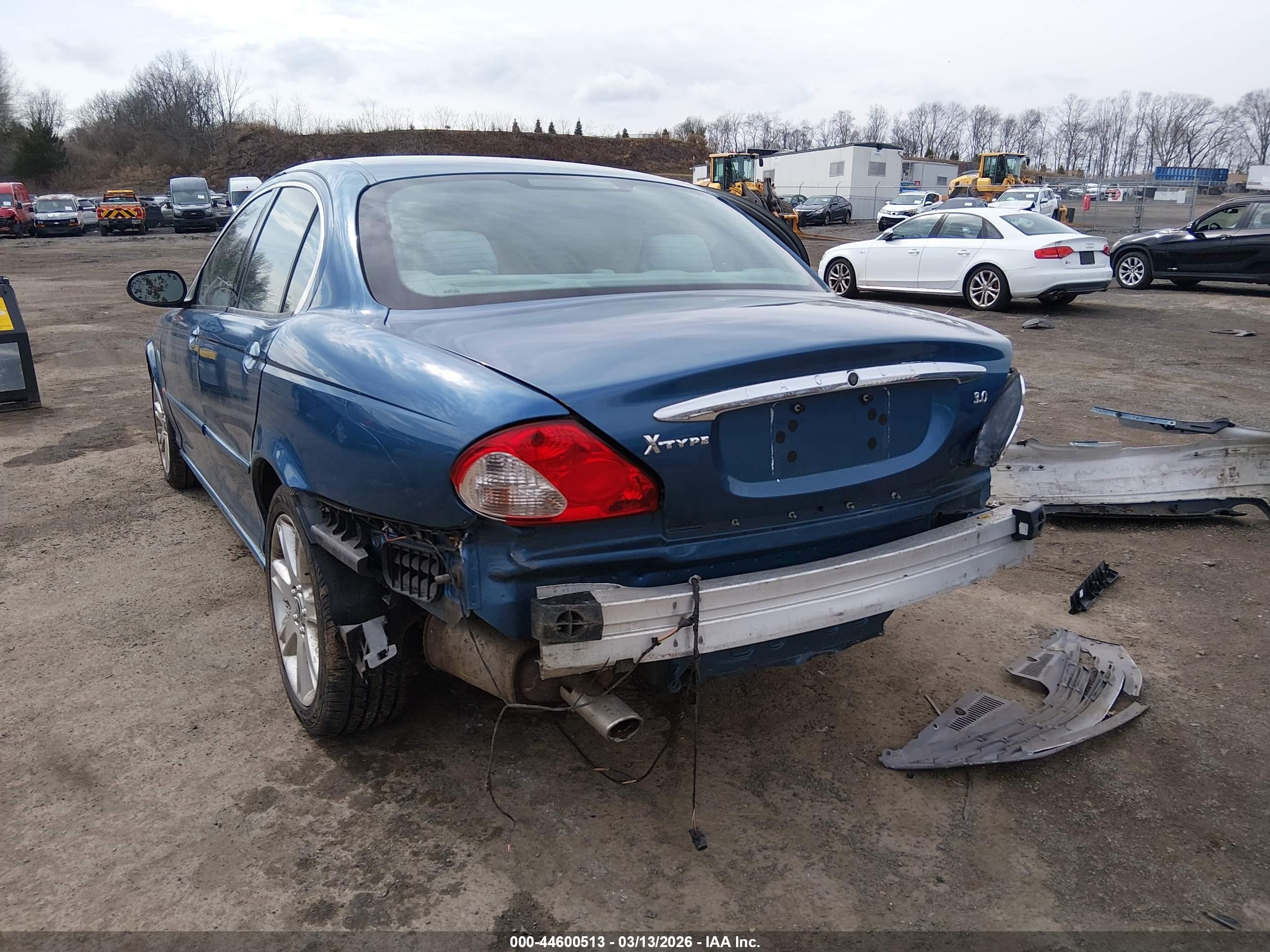 2003 Jaguar X-type 3.0 Синий vin: SAJEB51C73WD07032