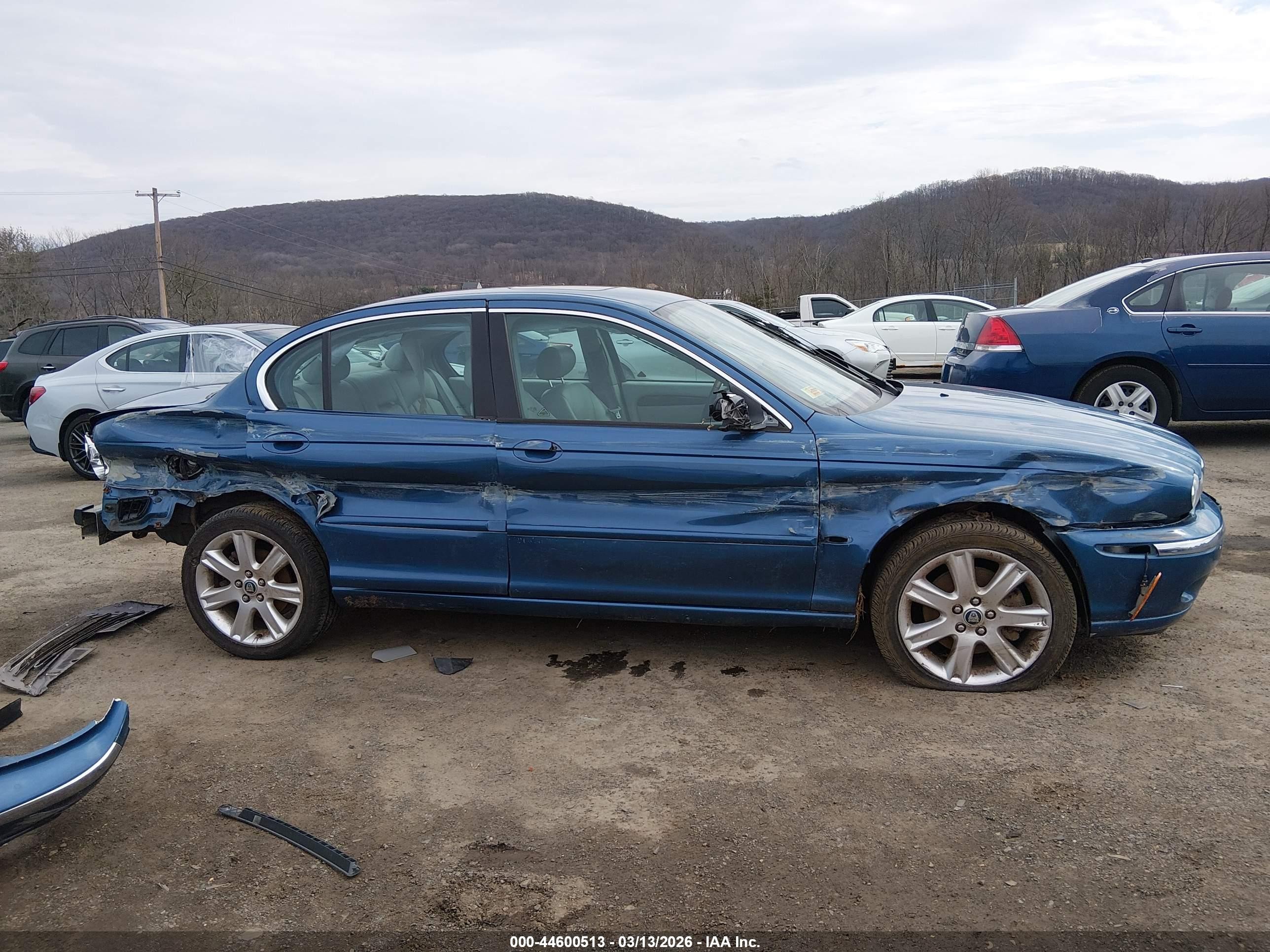 2003 Jaguar X-type 3.0 Синий vin: SAJEB51C73WD07032