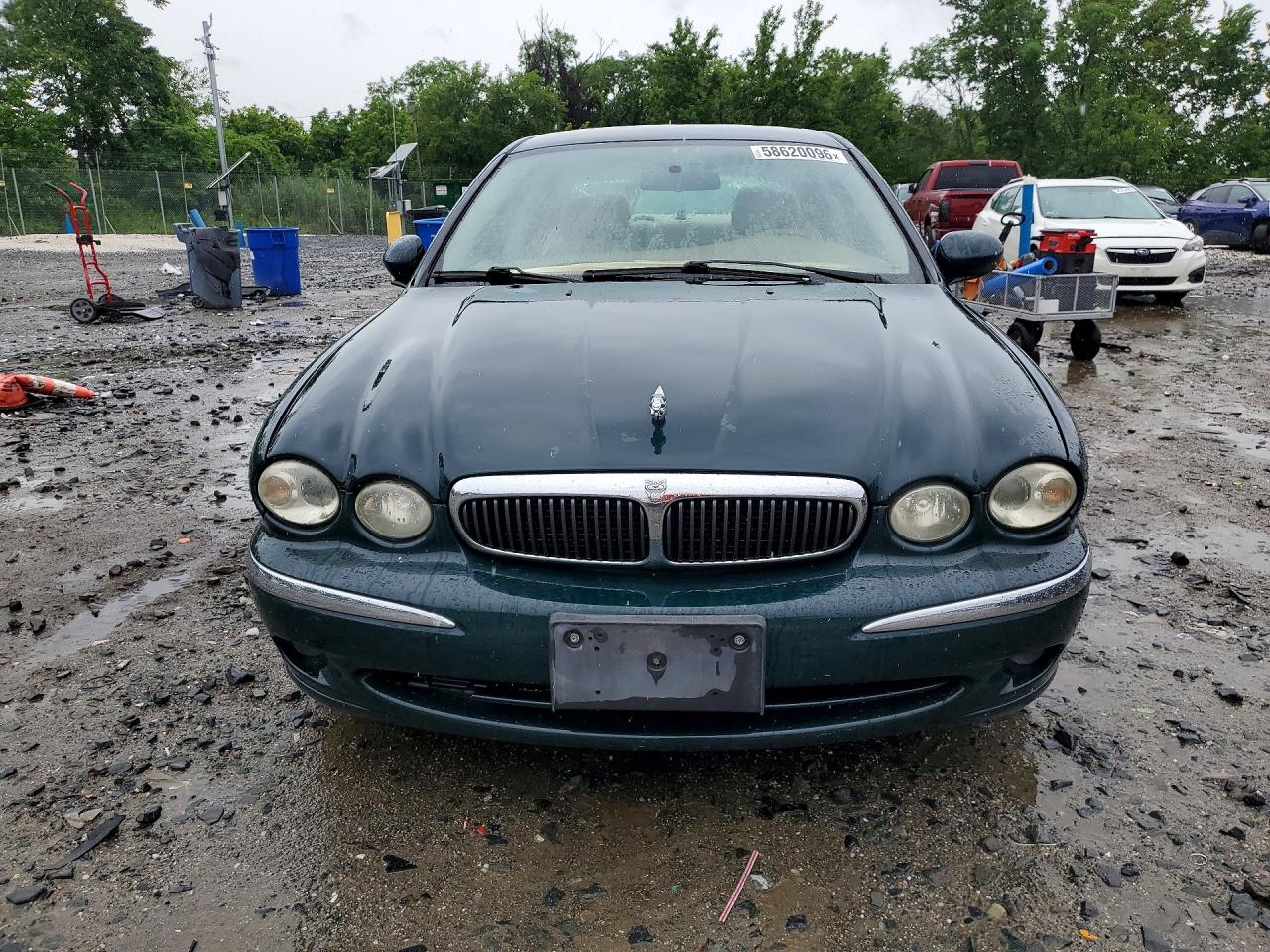 2002 Jaguar X-type 2.5 Green vin: SAJEB51D02XC77633