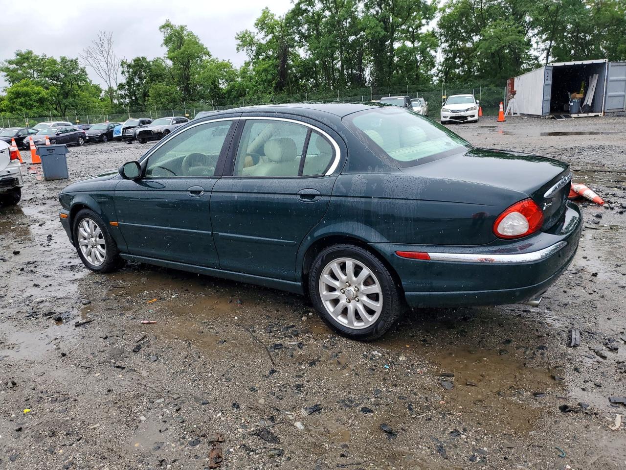 2002 Jaguar X-type 2.5 Green vin: SAJEB51D02XC77633