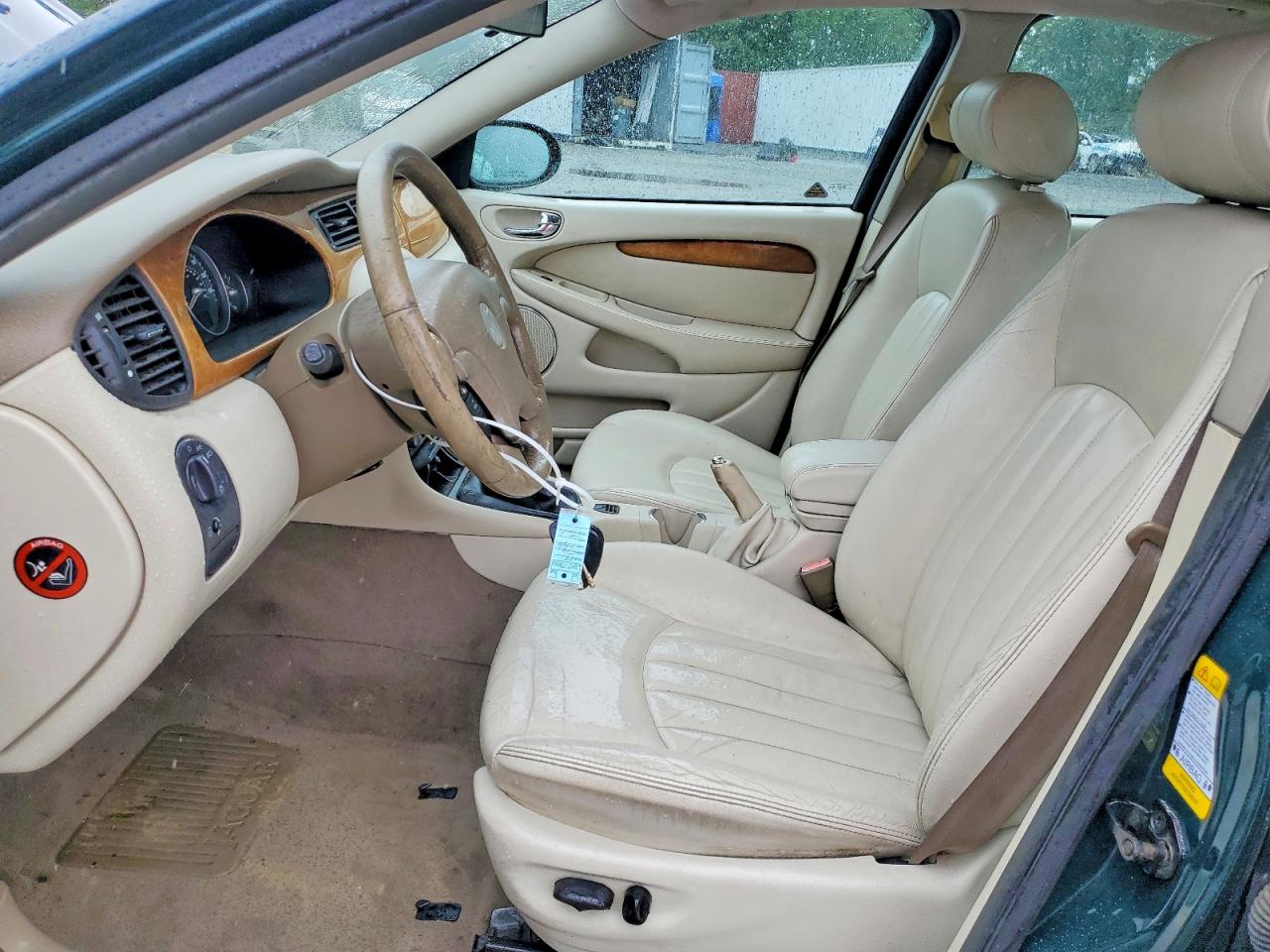 2002 Jaguar X-type 2.5 Green vin: SAJEB51D02XC77633
