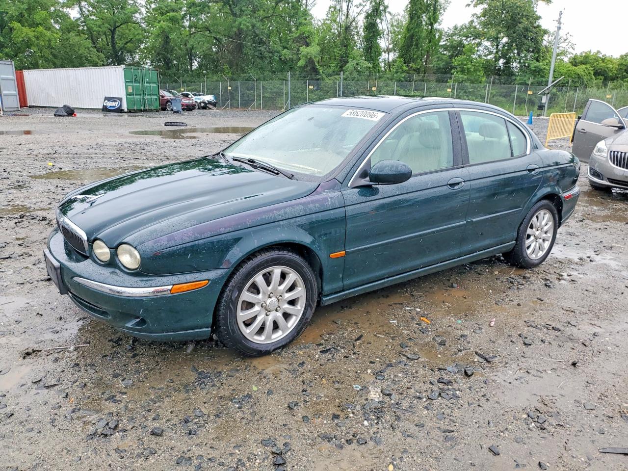 2002 Jaguar X-type 2.5 Green vin: SAJEB51D02XC77633