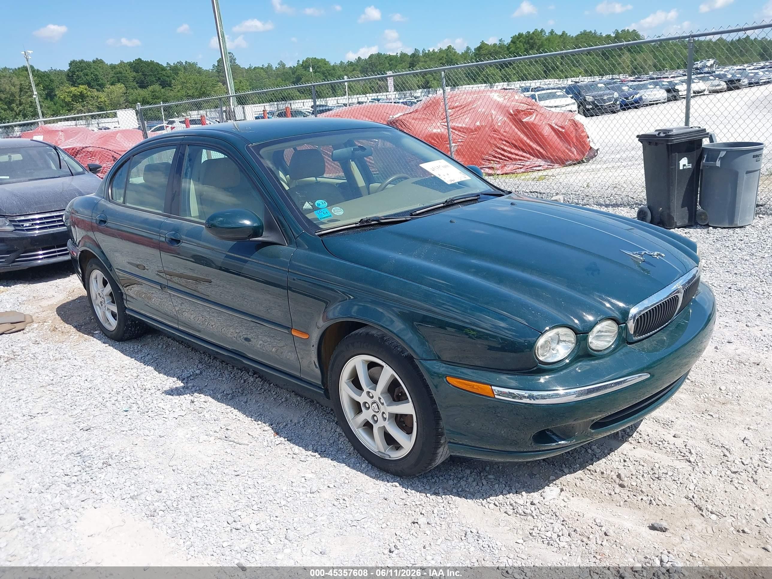 2004 Jaguar X-type 2.5 Green vin: SAJEB52D04XD67687