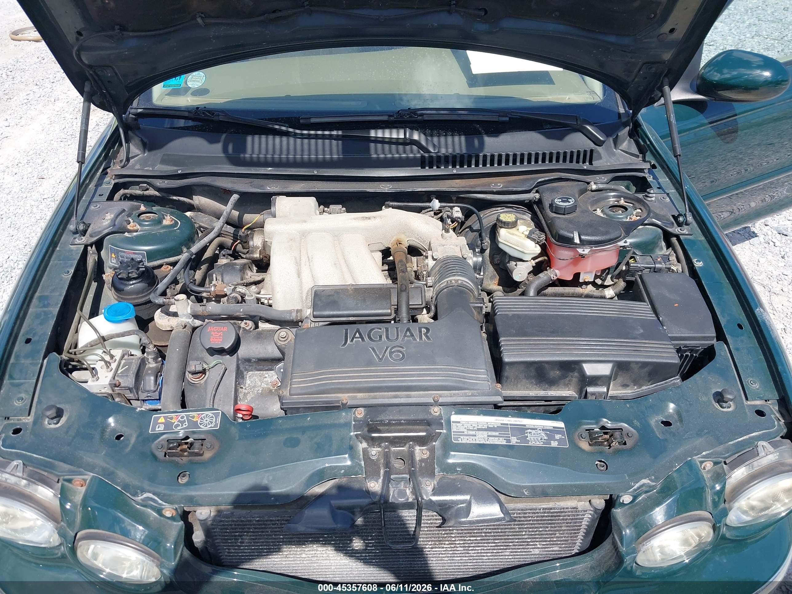 2004 Jaguar X-type 2.5 Green vin: SAJEB52D04XD67687