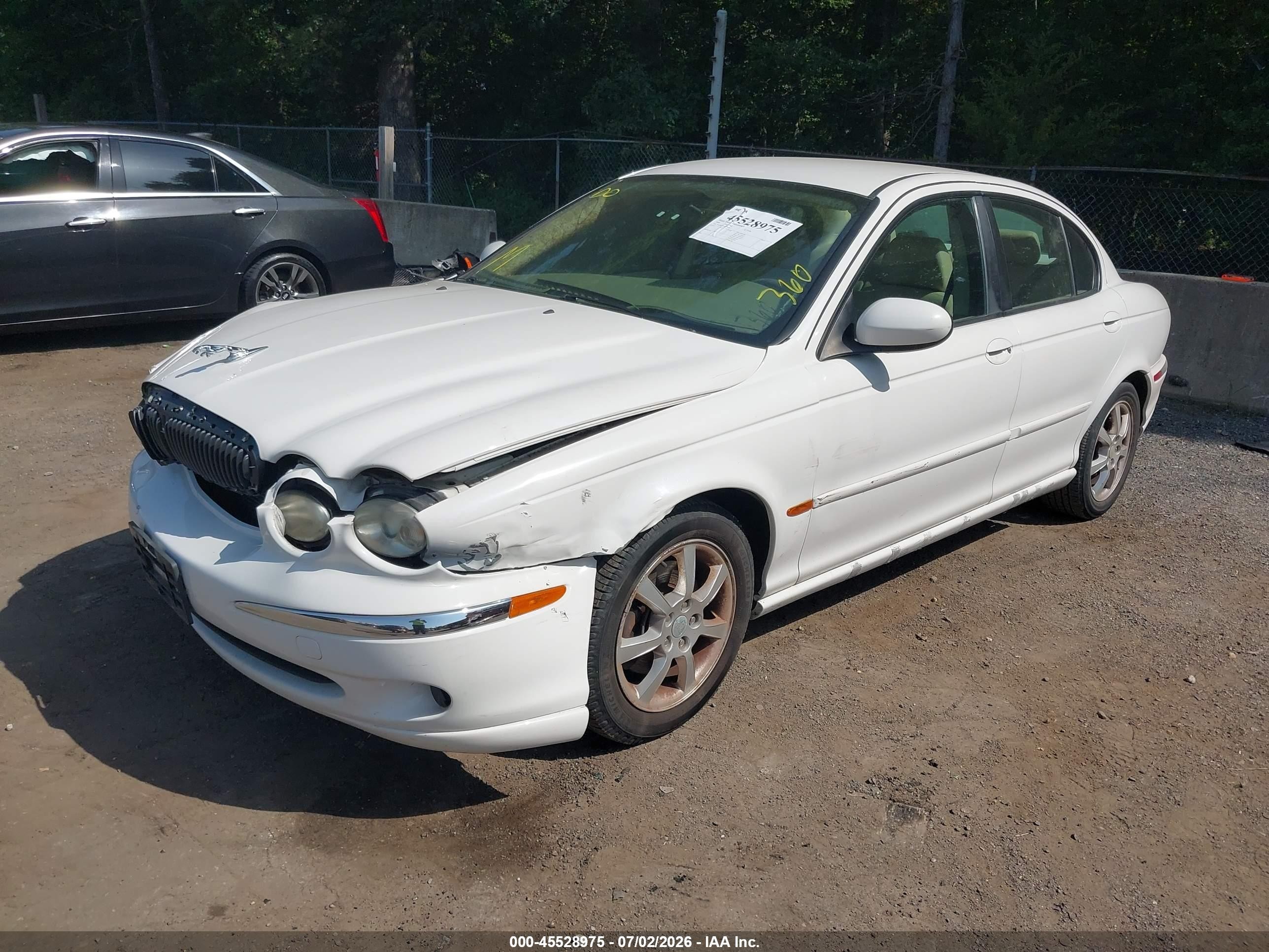 2004 Jaguar X-type 2.5 Белый vin: SAJEB52D24XD94180