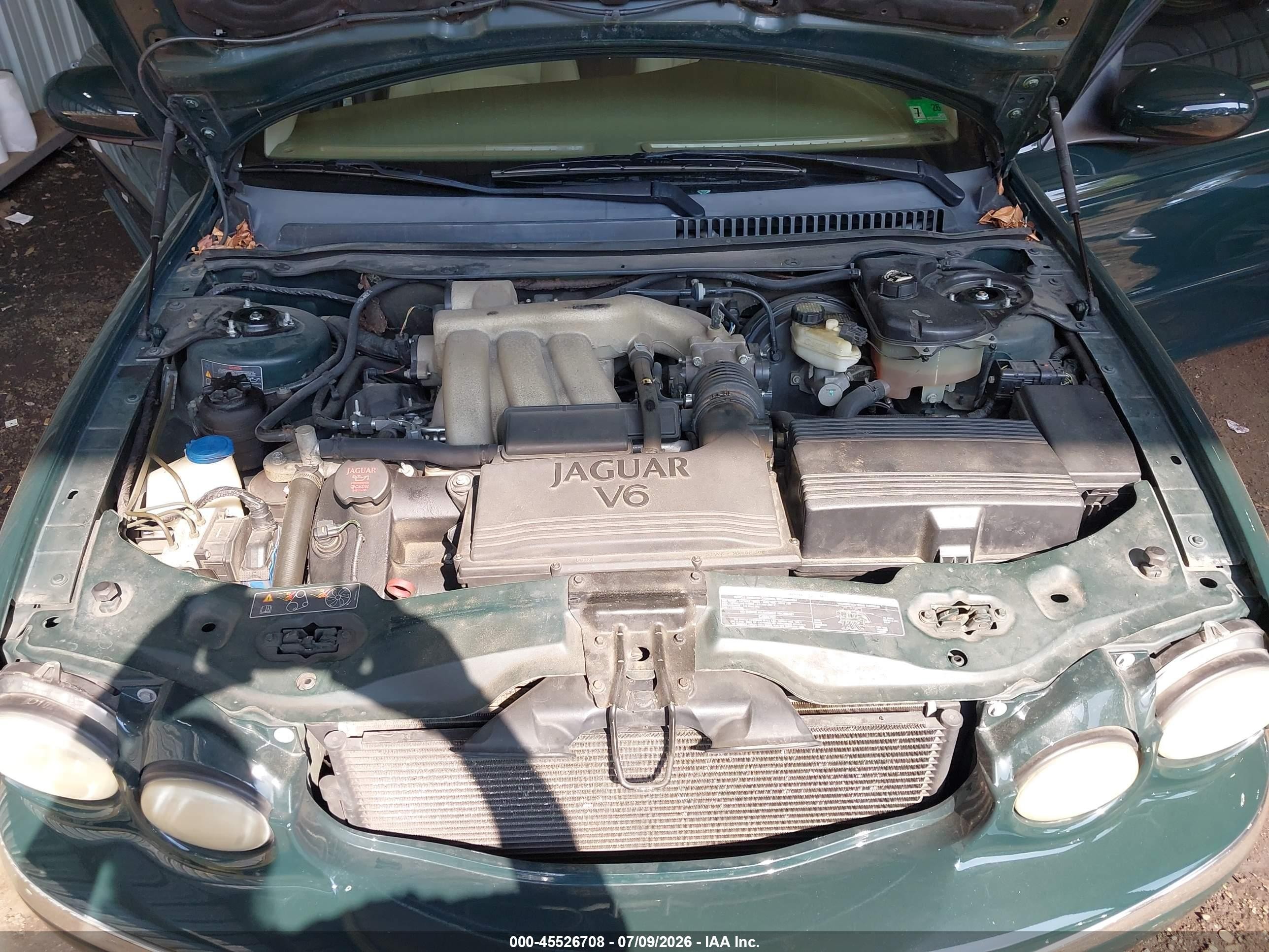 2004 Jaguar X-type 2.5 Green vin: SAJEB52D94XE17650