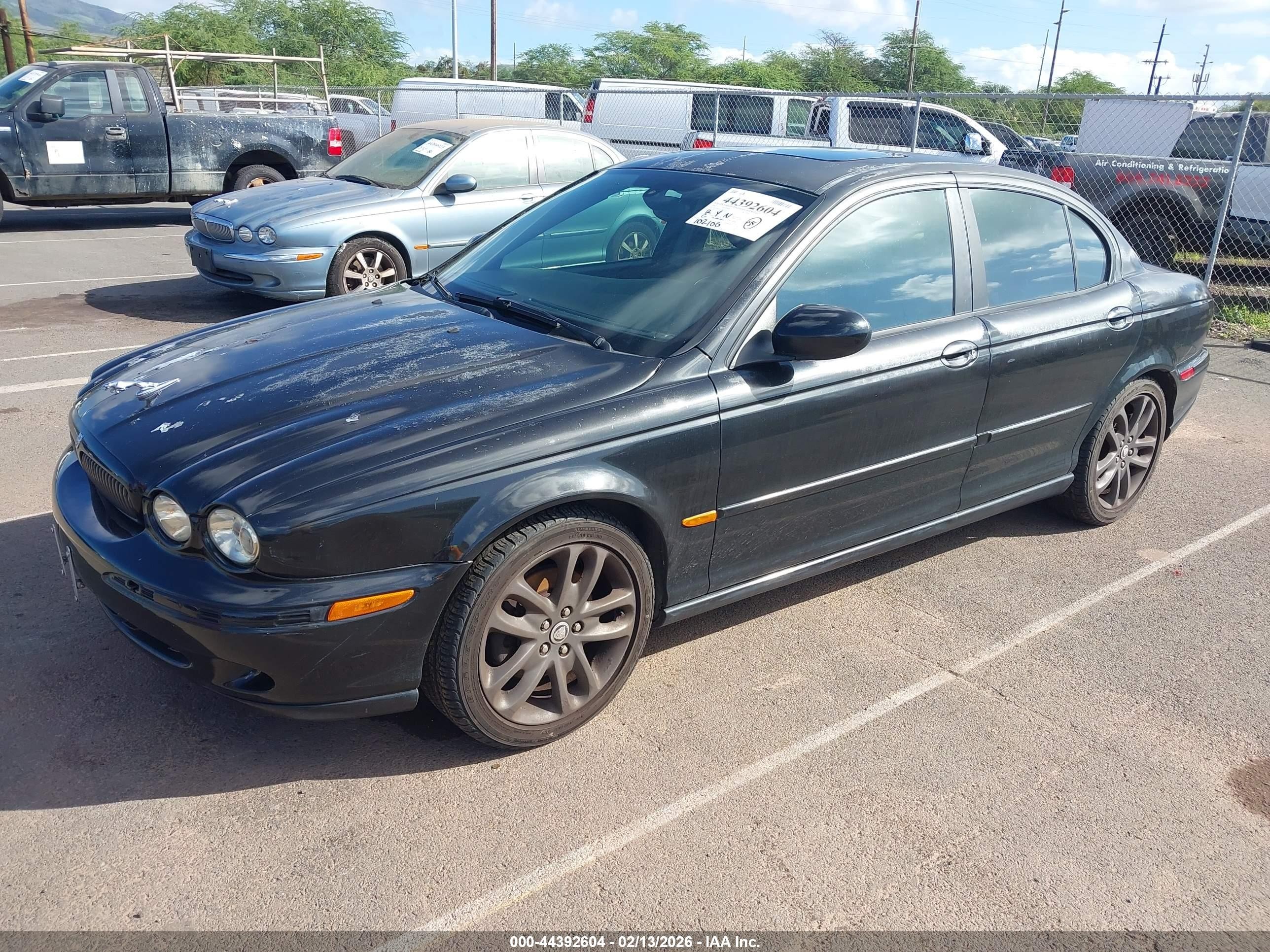2002 Jaguar X-type 3.0l Black vin: SAJEB53C52WC43519