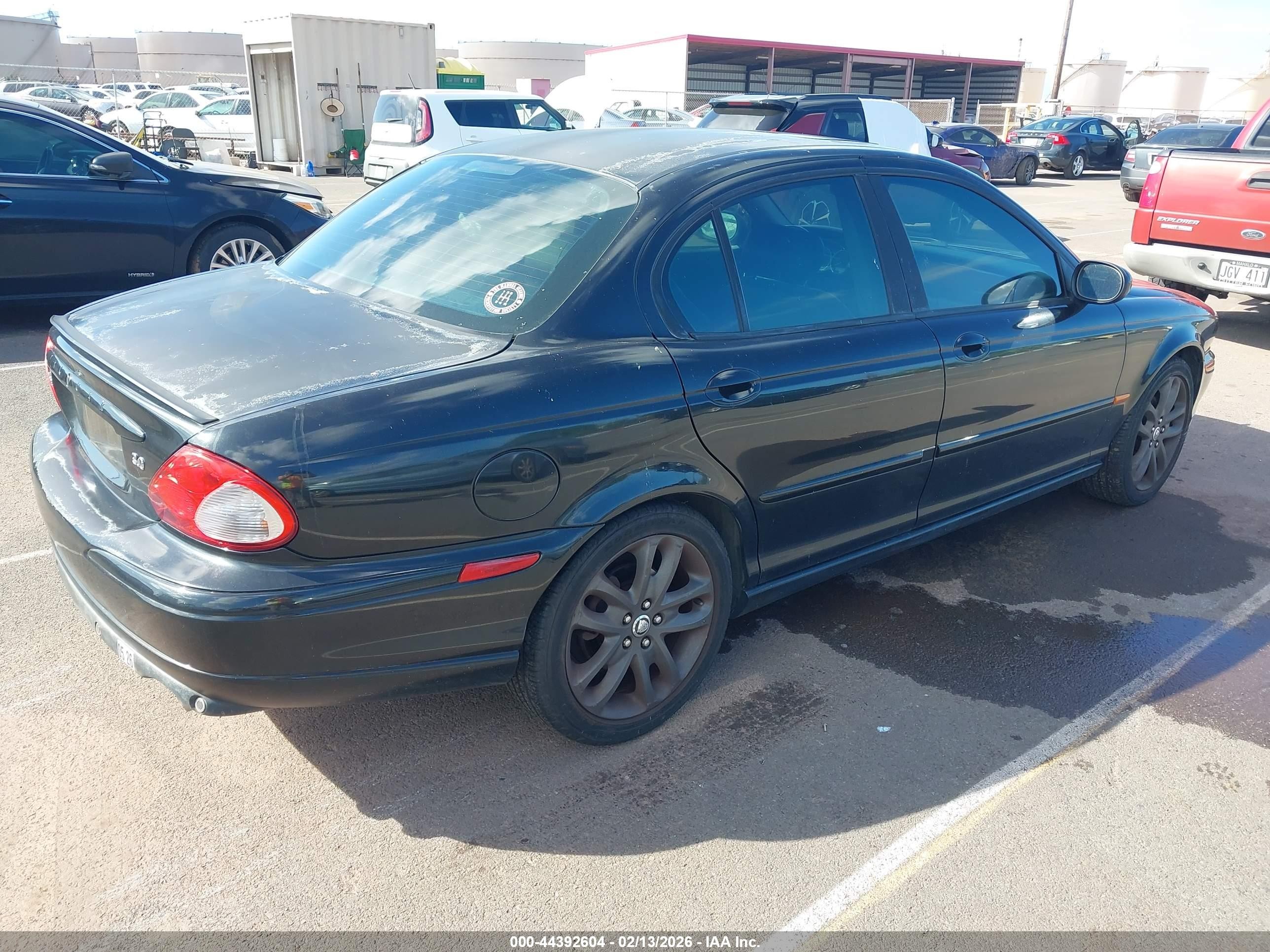 2002 Jaguar X-type 3.0l Black vin: SAJEB53C52WC43519