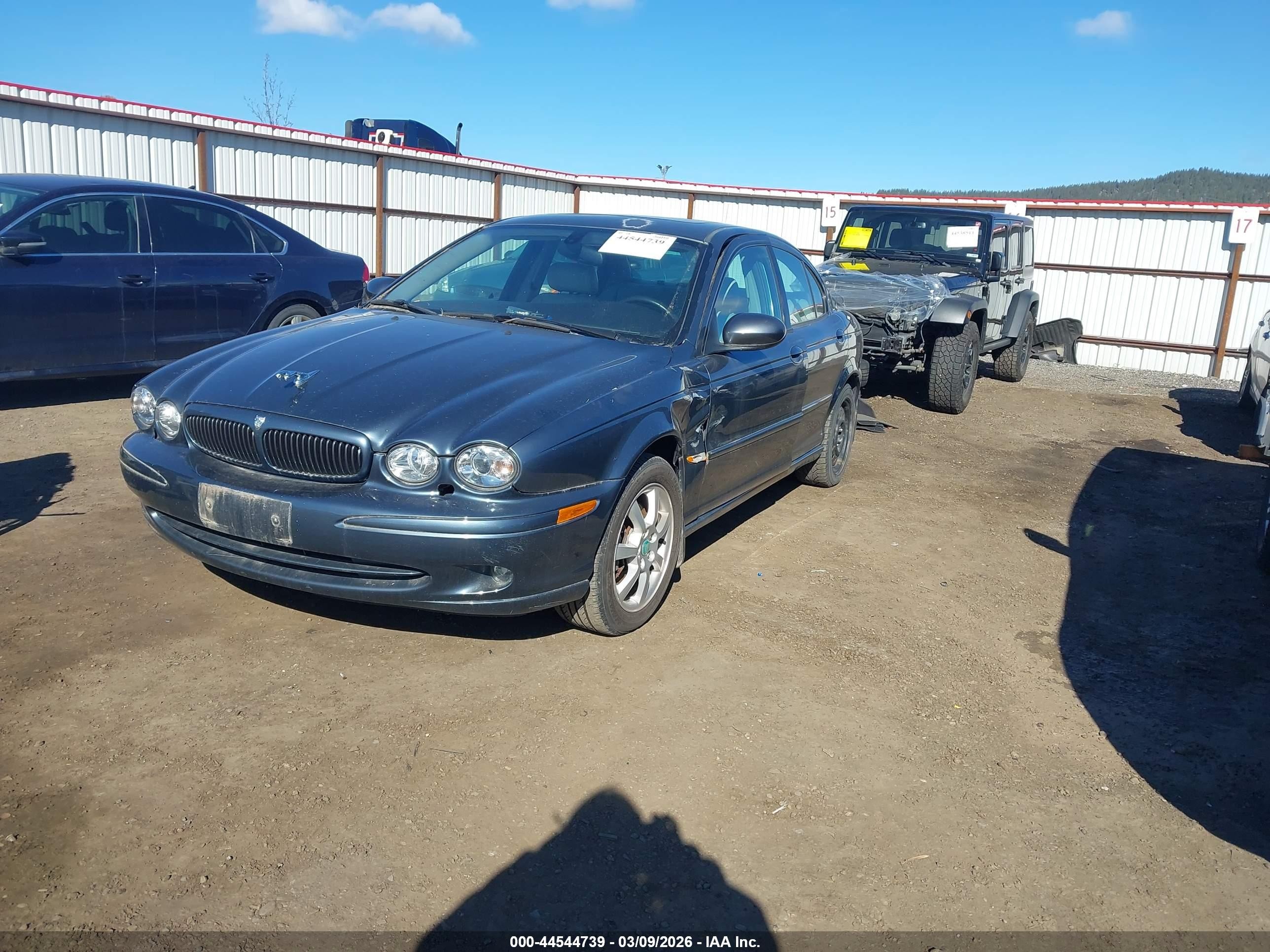 2002 Jaguar X-type 3.0l Blue vin: SAJEB53C92WC16548