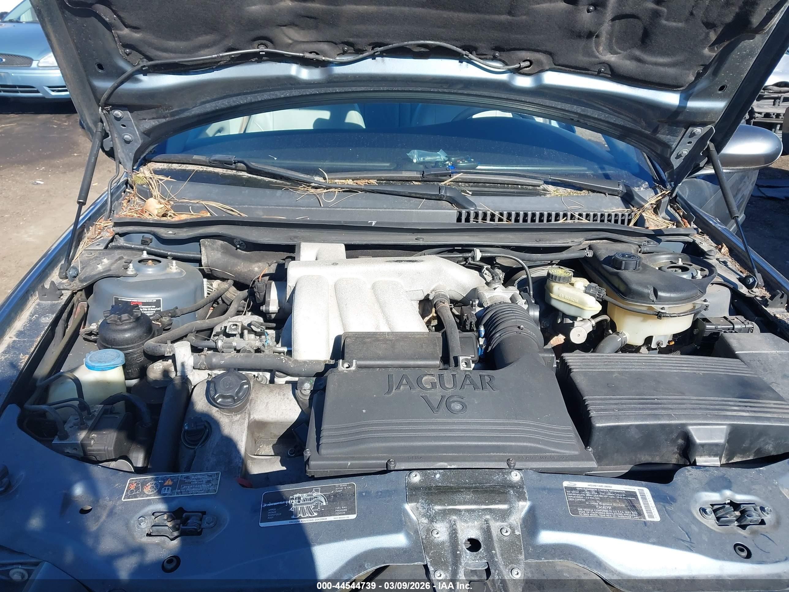 2002 Jaguar X-type 3.0l Blue vin: SAJEB53C92WC16548