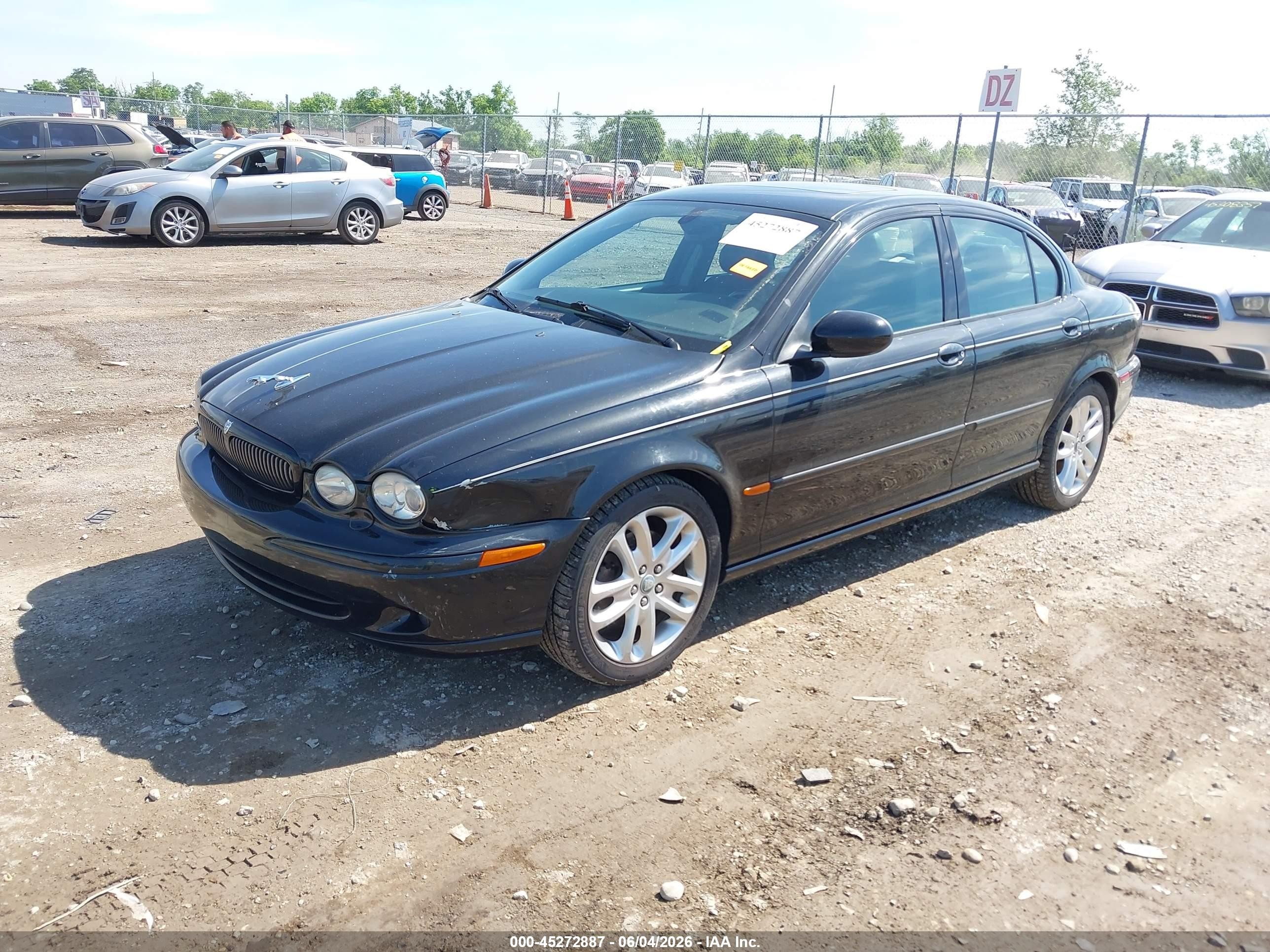 2002 Jaguar X-type 2.5l Black vin: SAJEB53D62XC44455