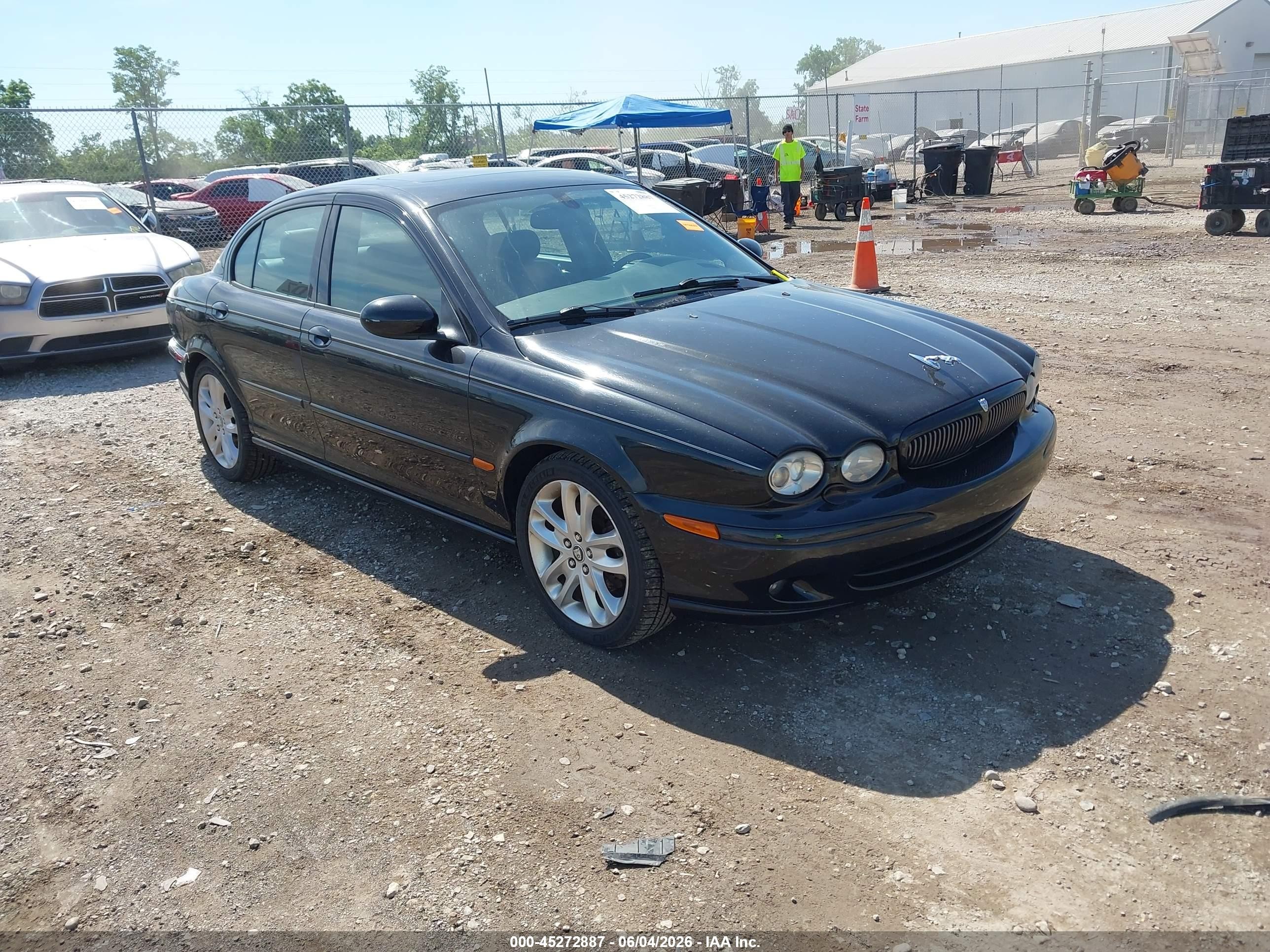 2002 Jaguar X-type 2.5l Black vin: SAJEB53D62XC44455