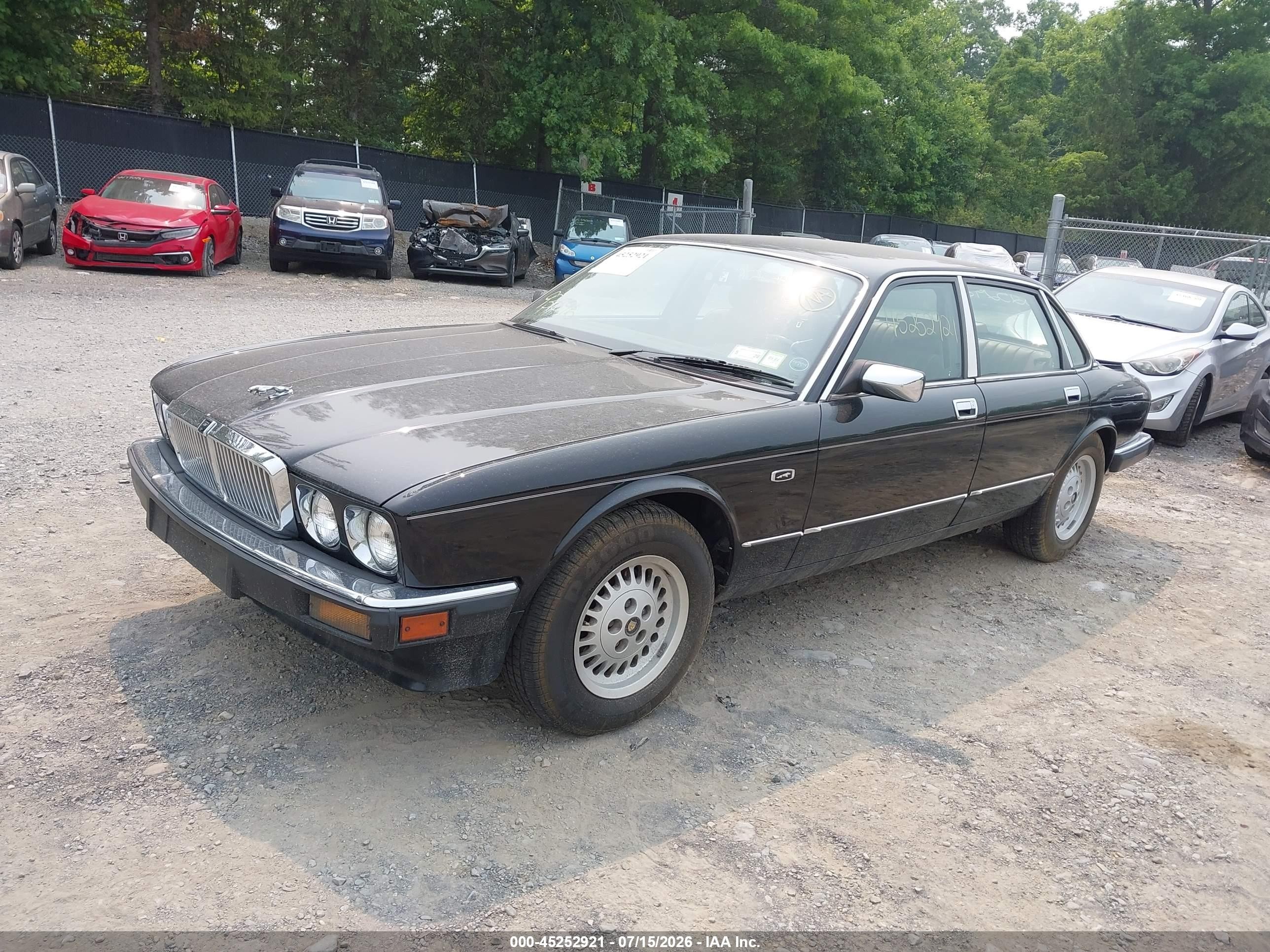 1990 Jaguar Xj6 Baseline Черный vin: SAJFY1740LC618778