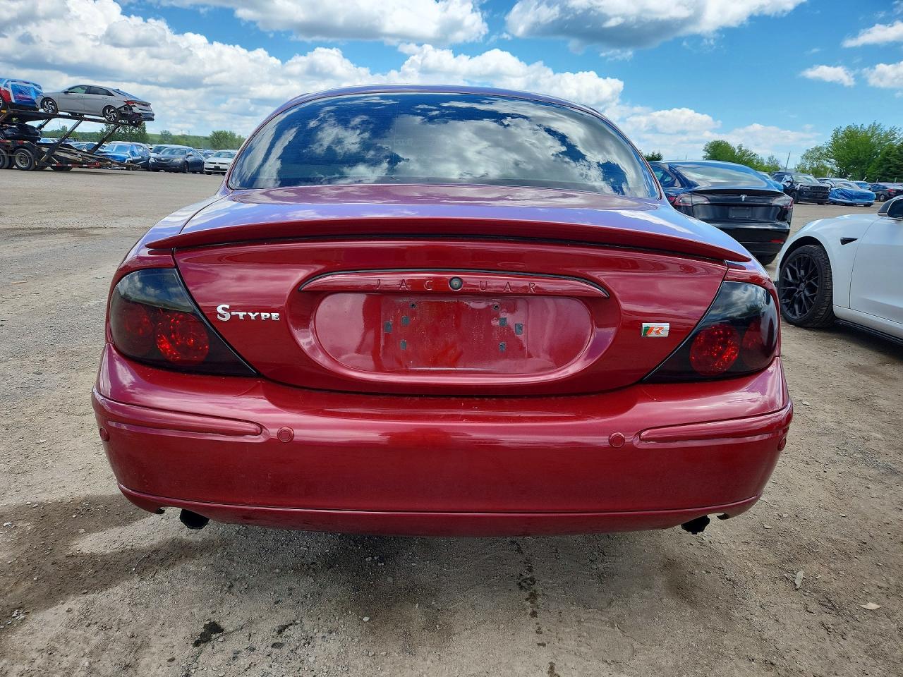 2003 Jaguar S-type R Maroon vin: SAJGA03VX31M65050