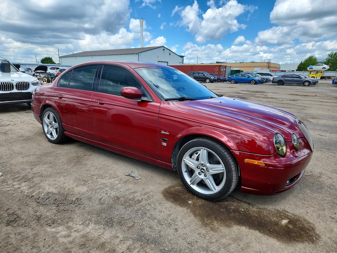 2003 Jaguar S-type R Maroon vin: SAJGA03VX31M65050