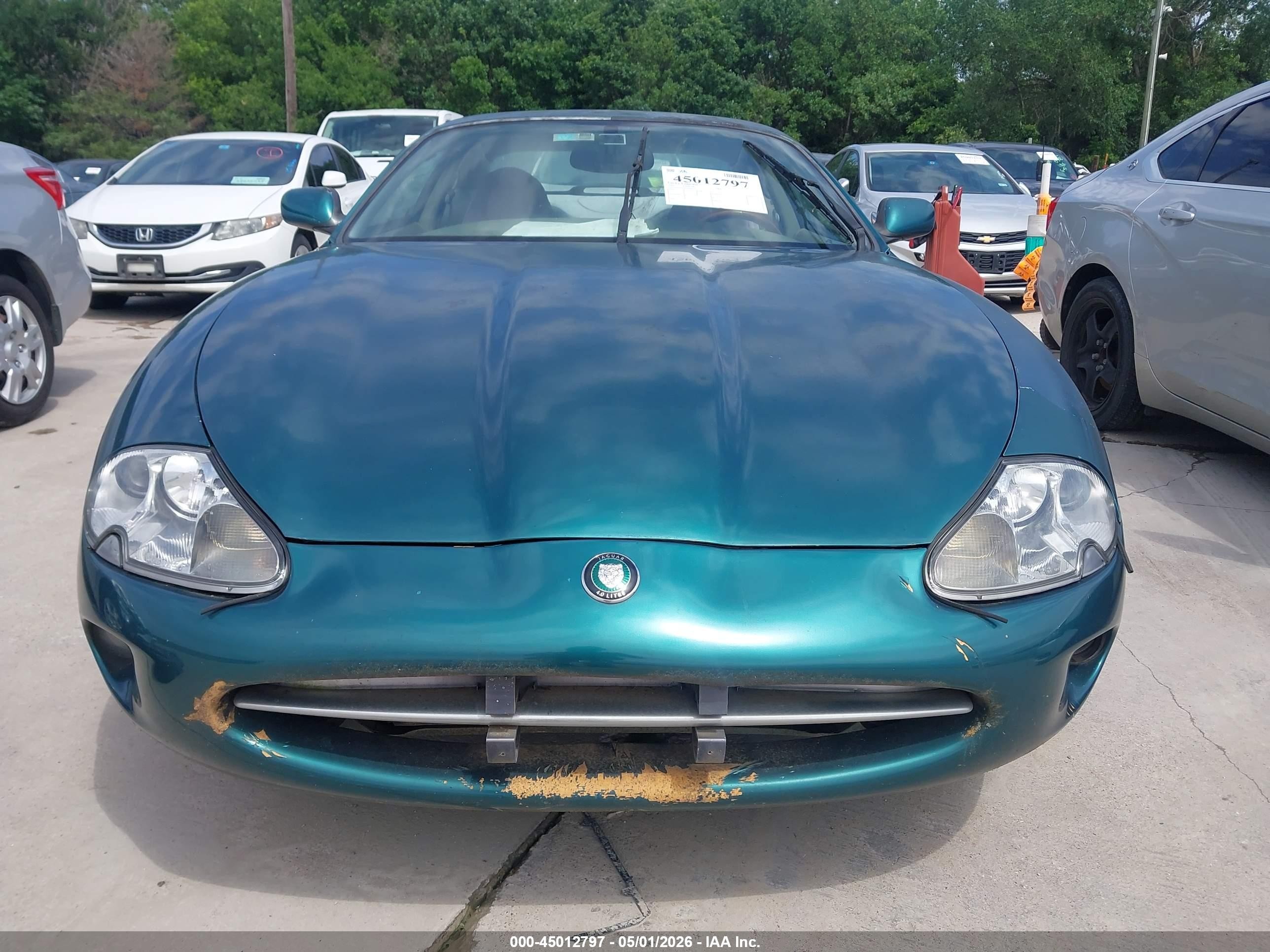 1997 Jaguar Xk8 4.0 Green vin: SAJGN5749VC001922