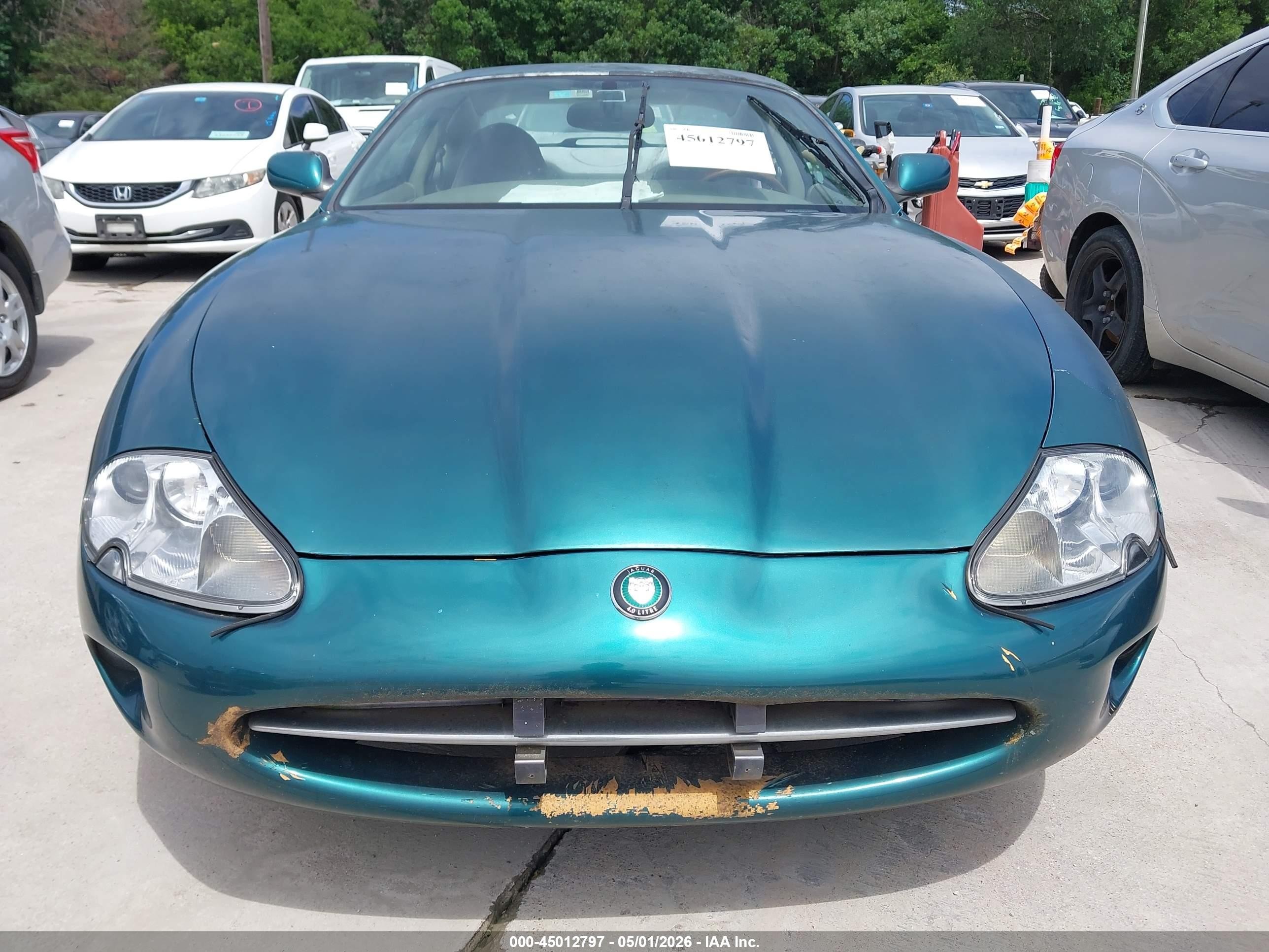 1997 Jaguar Xk8 4.0 Green vin: SAJGN5749VC001922