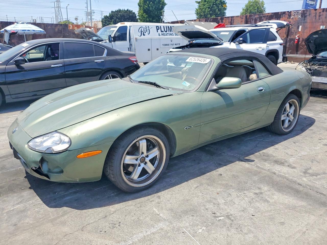 1999 Jaguar Xk8 Green vin: SAJGX2041XC039599