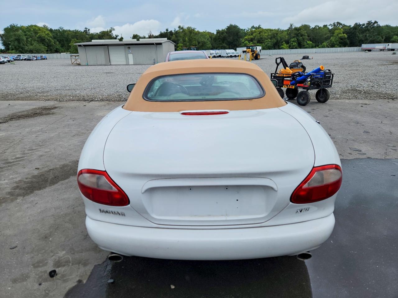 1999 Jaguar Xk8 White vin: SAJGX2042XC042723