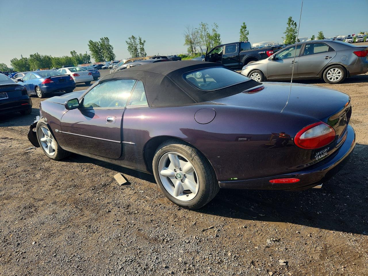 1999 Jaguar Xk8 Purple vin: SAJGX2043XC033125