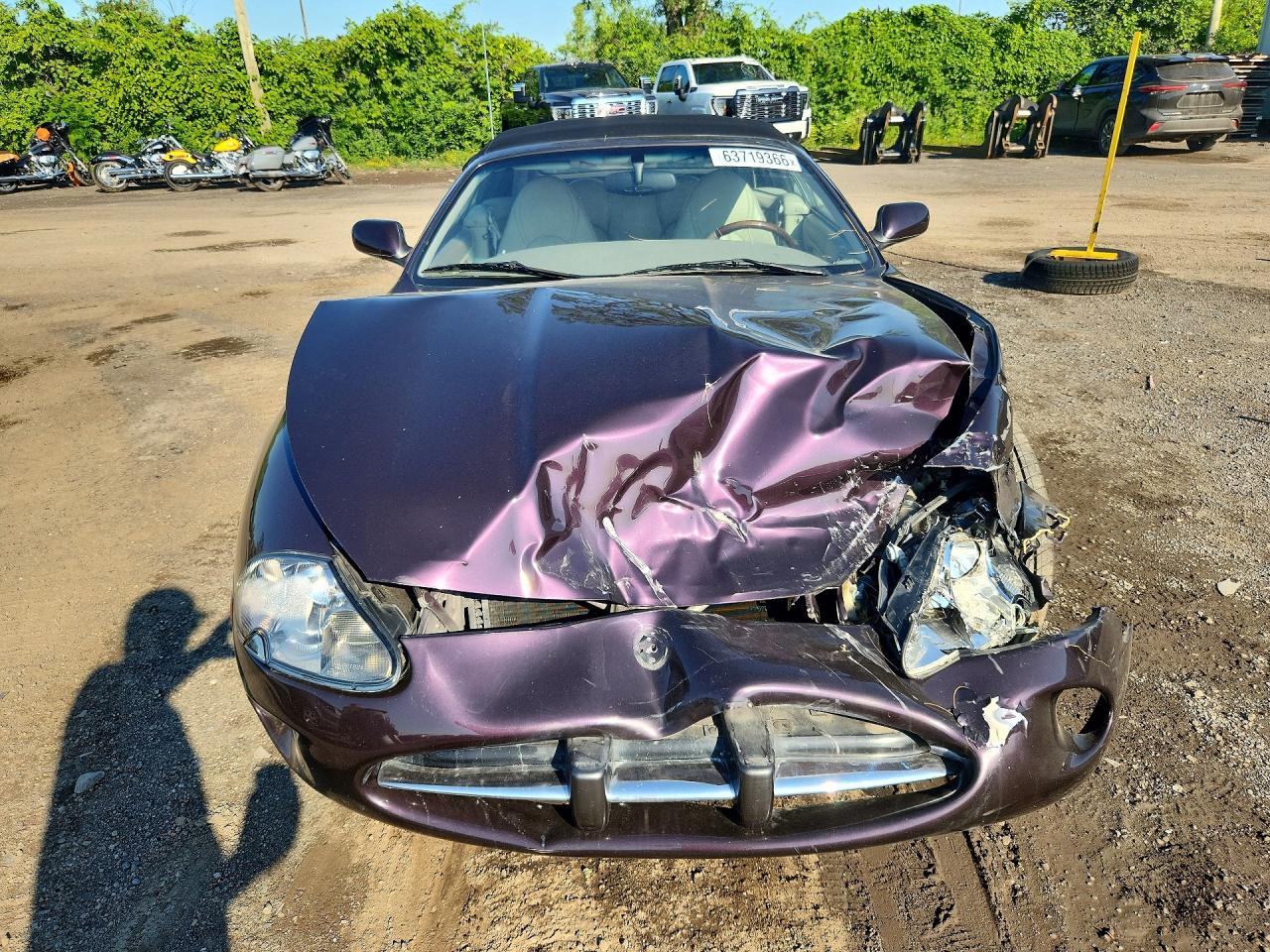 1999 Jaguar Xk8 Purple vin: SAJGX2043XC033125
