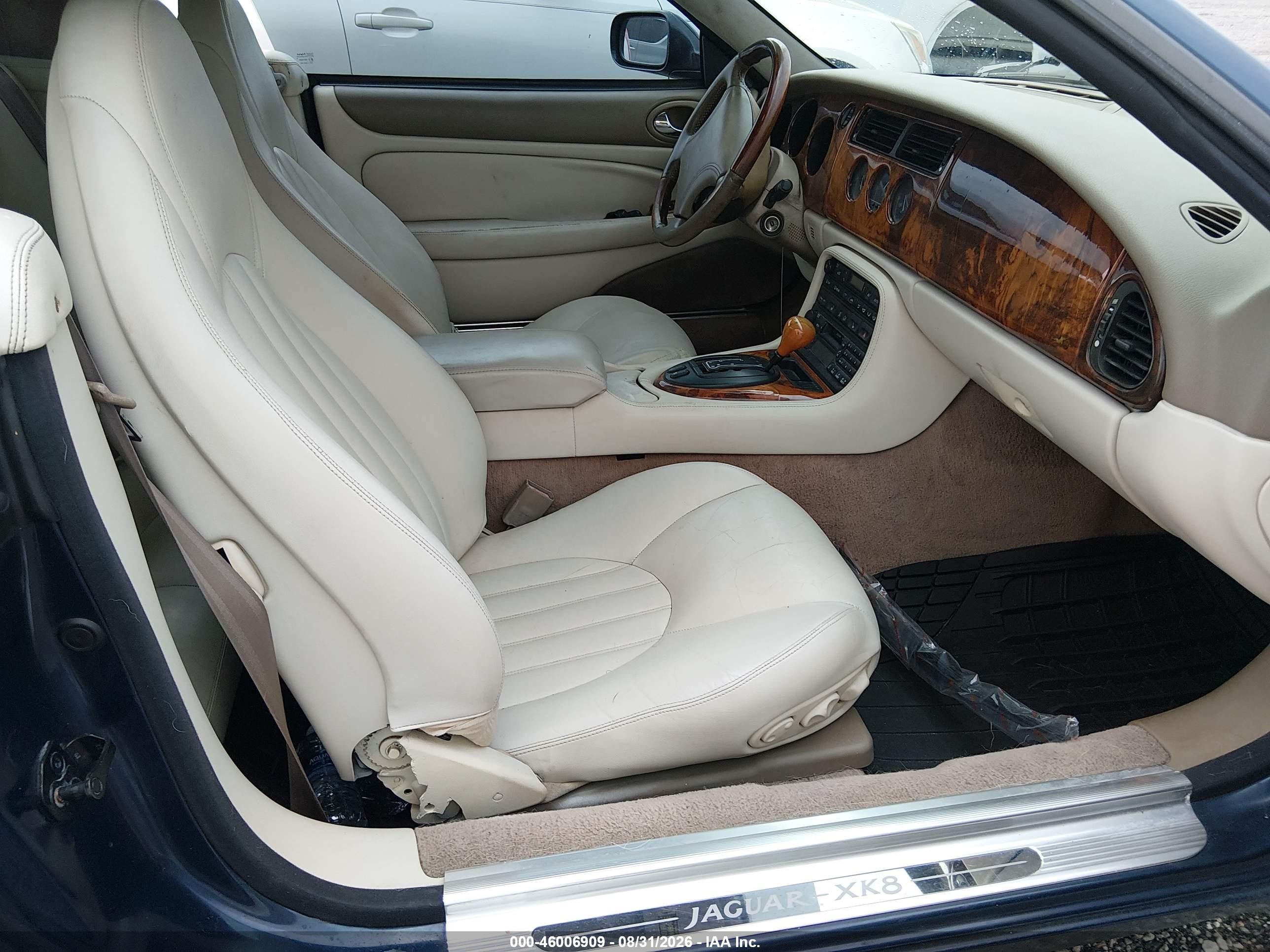 1998 Jaguar Xk8   Blue vin: SAJGX2244WC021190