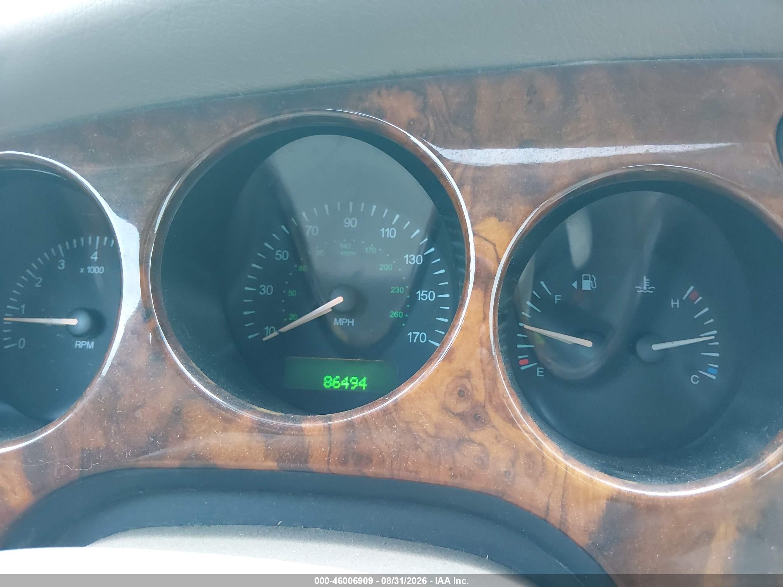 1998 Jaguar Xk8   Blue vin: SAJGX2244WC021190