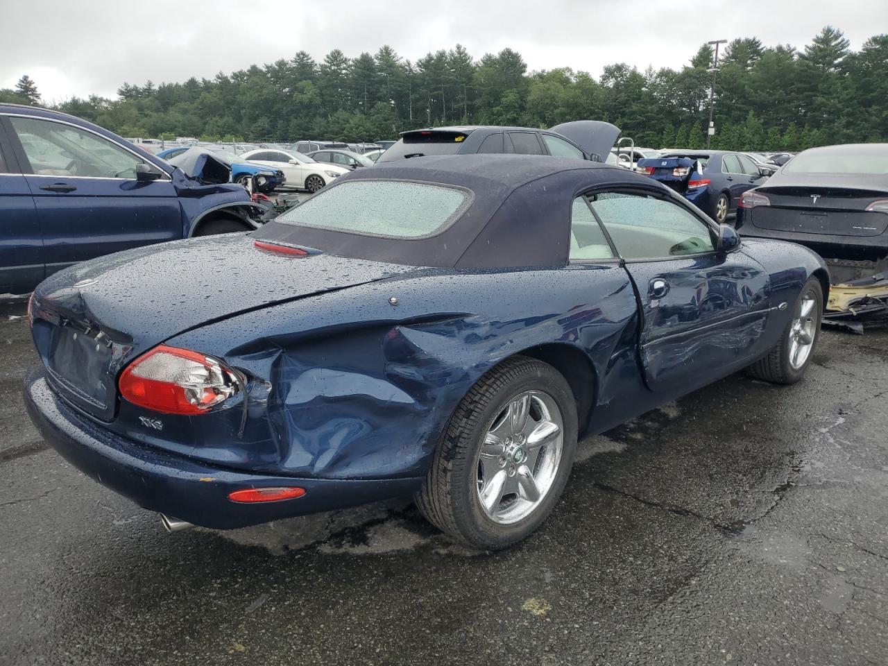 1998 Jaguar Xk8 Blue vin: SAJGX2245WC026558