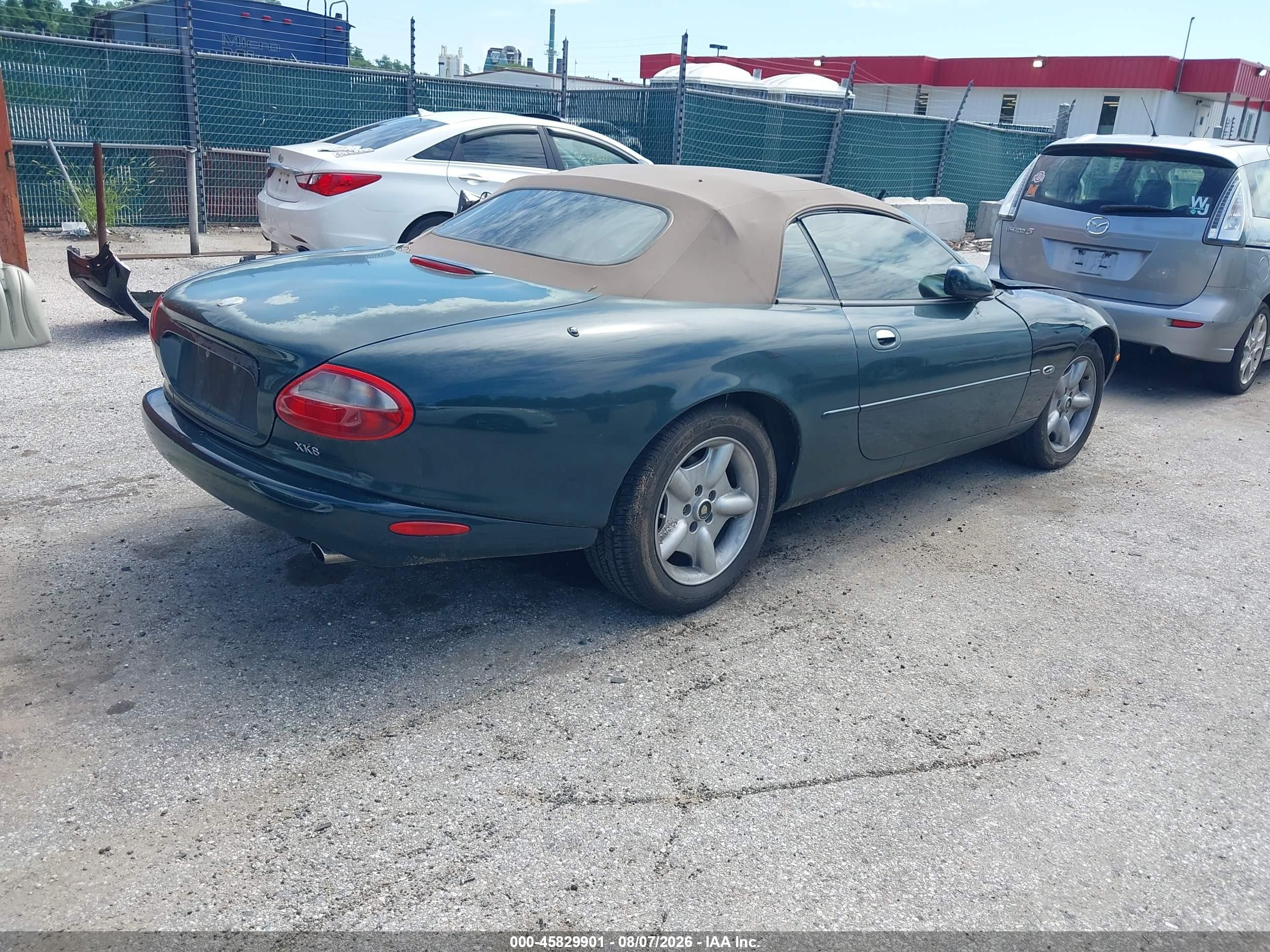 1998 Jaguar Xk8   Green vin: SAJGX2249WC029673