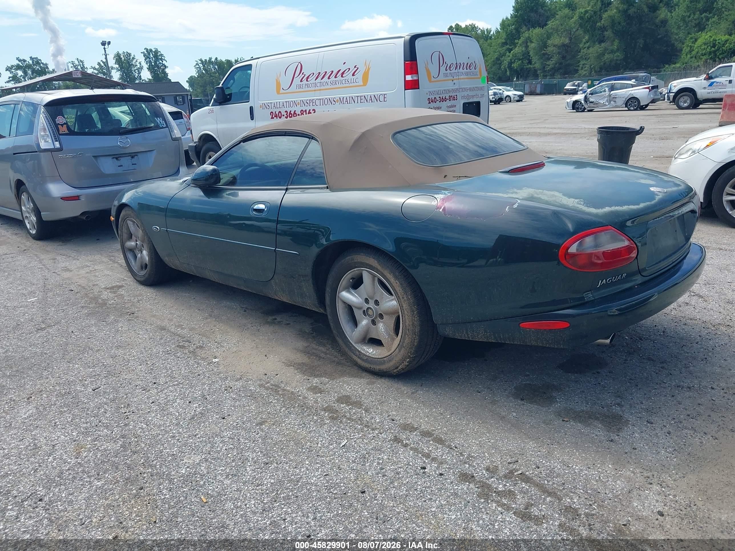 1998 Jaguar Xk8   Green vin: SAJGX2249WC029673