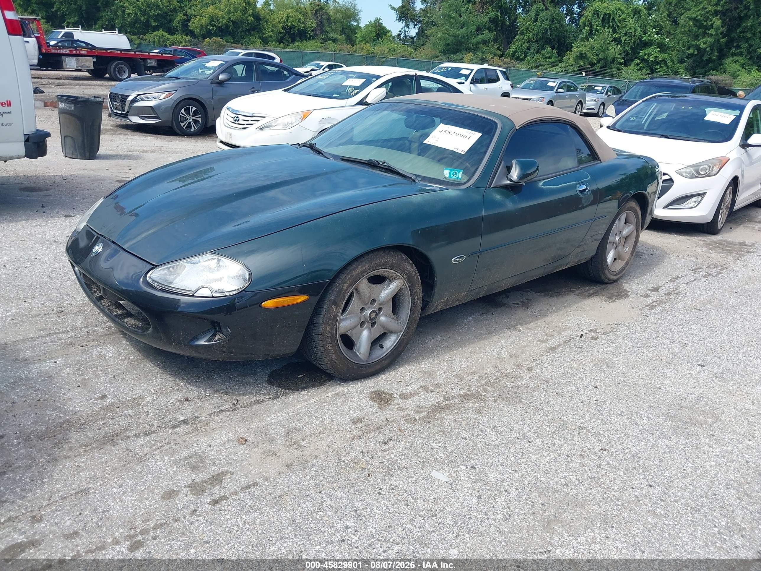 1998 Jaguar Xk8   Green vin: SAJGX2249WC029673