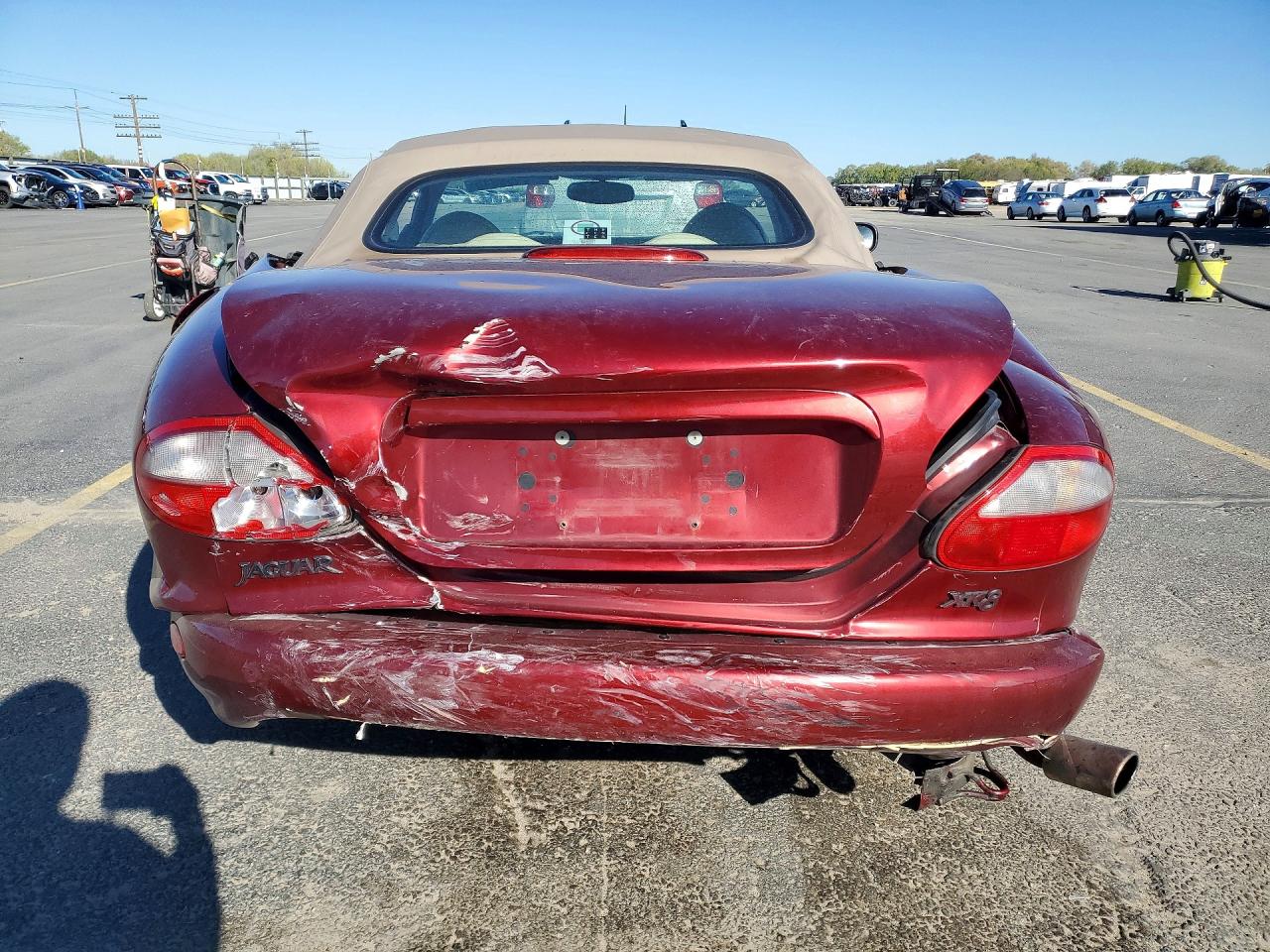 1997 Jaguar Xk8 Maroon vin: SAJGX2744VC016501