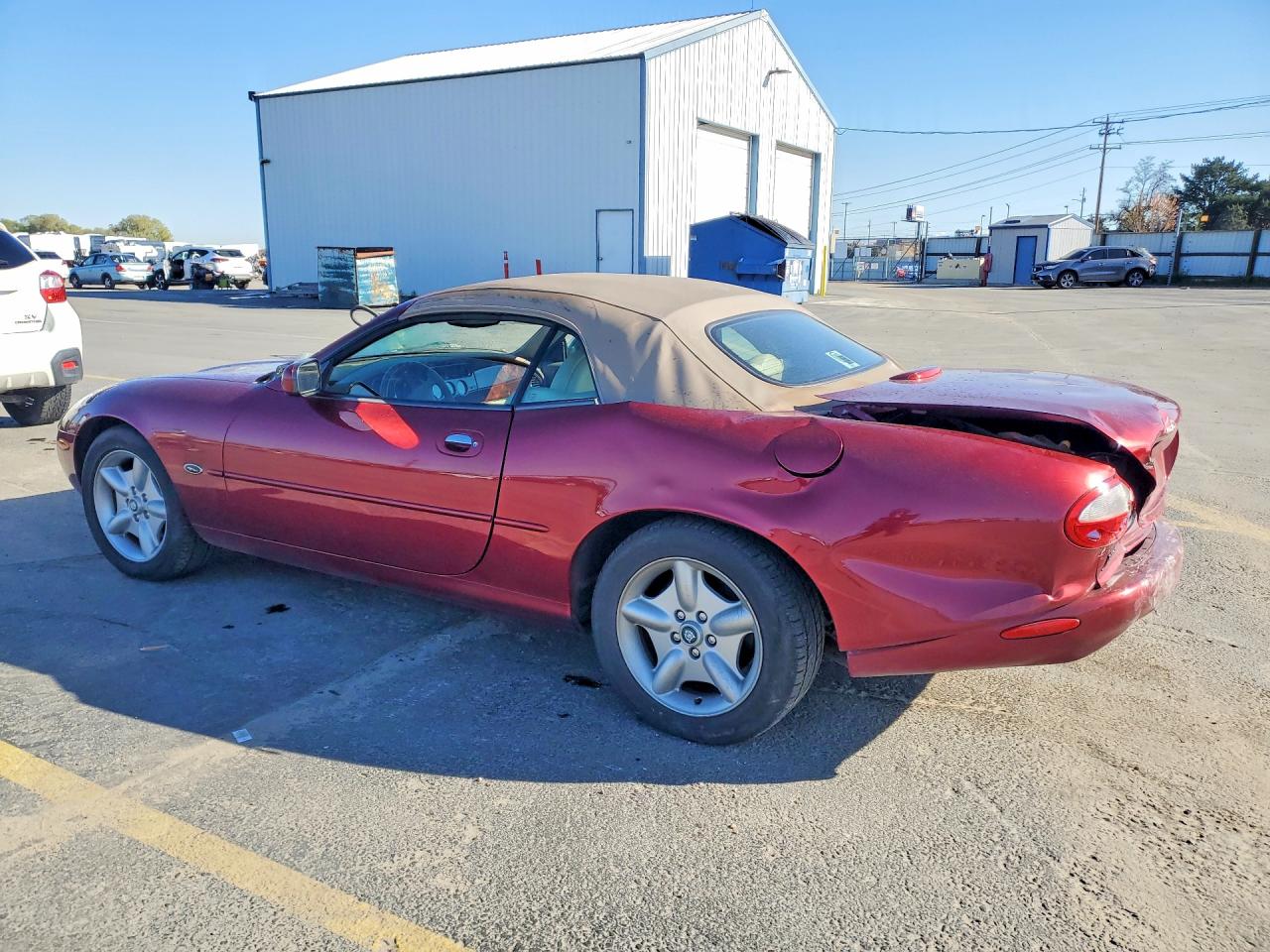 1997 Jaguar Xk8 Maroon vin: SAJGX2744VC016501