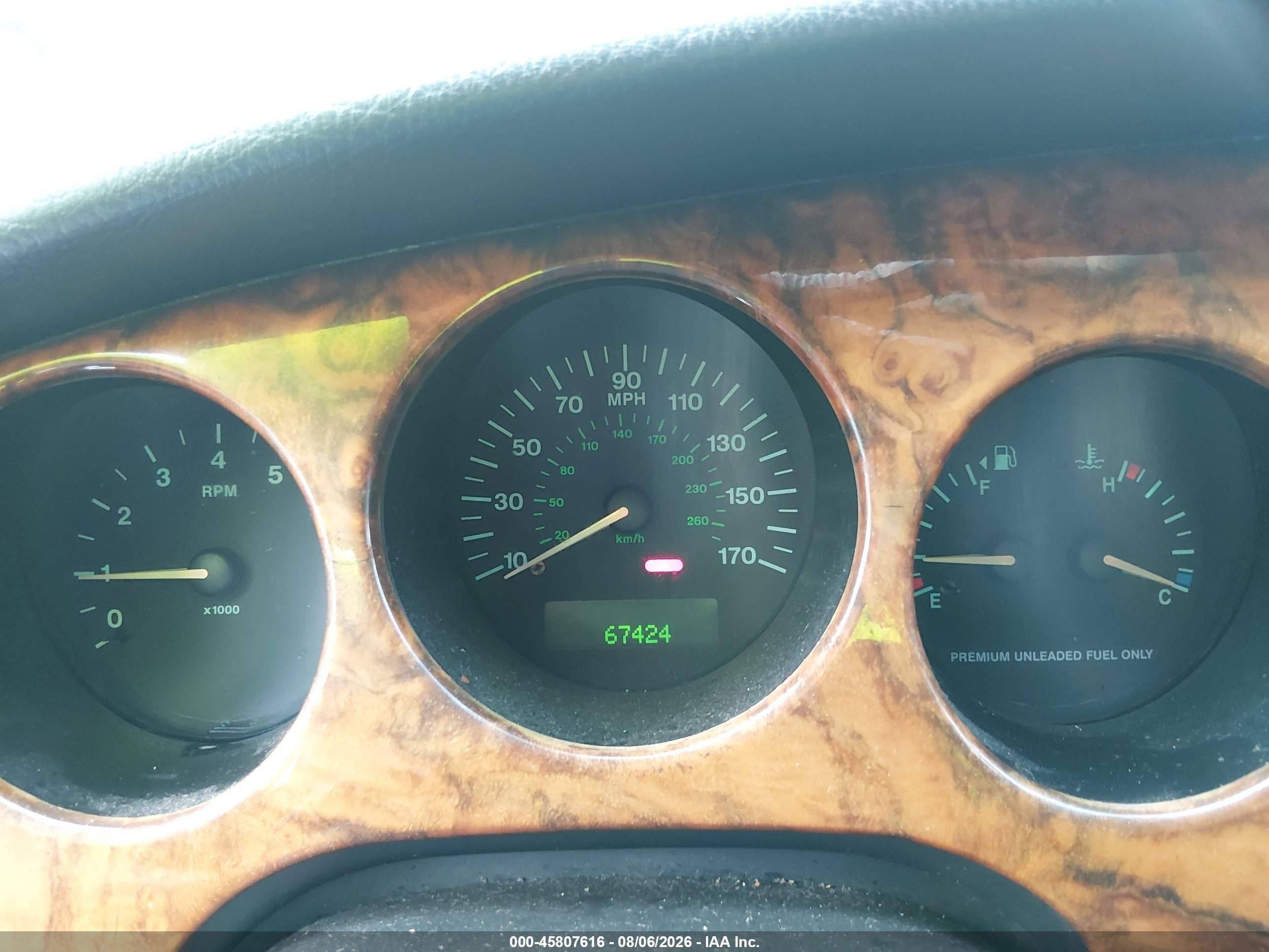 1997 Jaguar Xk8   Black vin: SAJGX2746VC006987