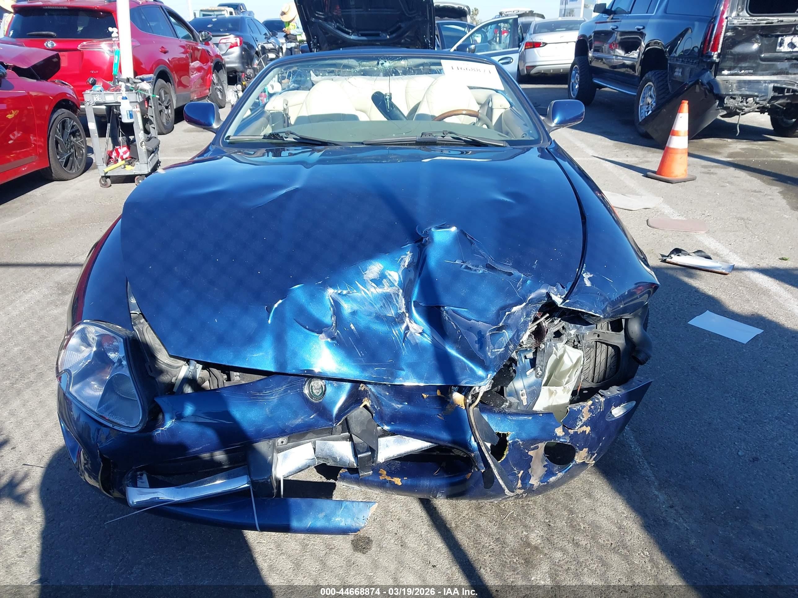 1997 Jaguar Xk8   Blue vin: SAJGX2746VC015947