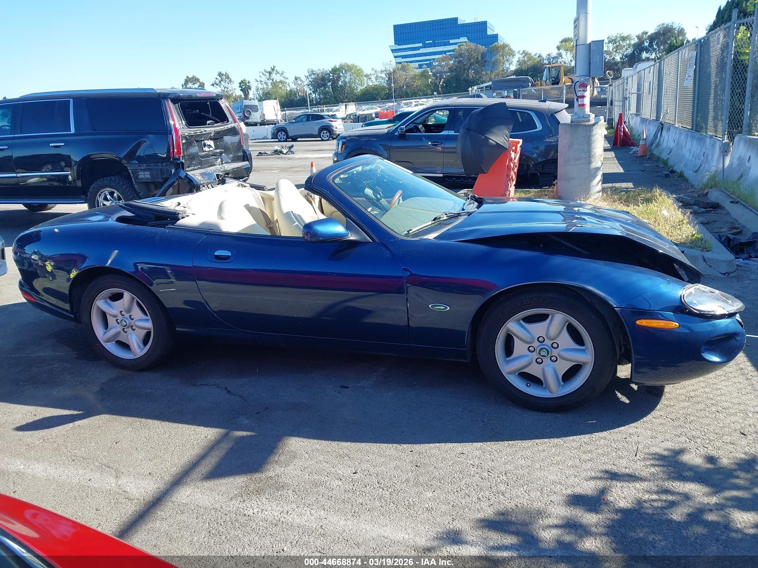 1997 Jaguar Xk8   Blue vin: SAJGX2746VC015947