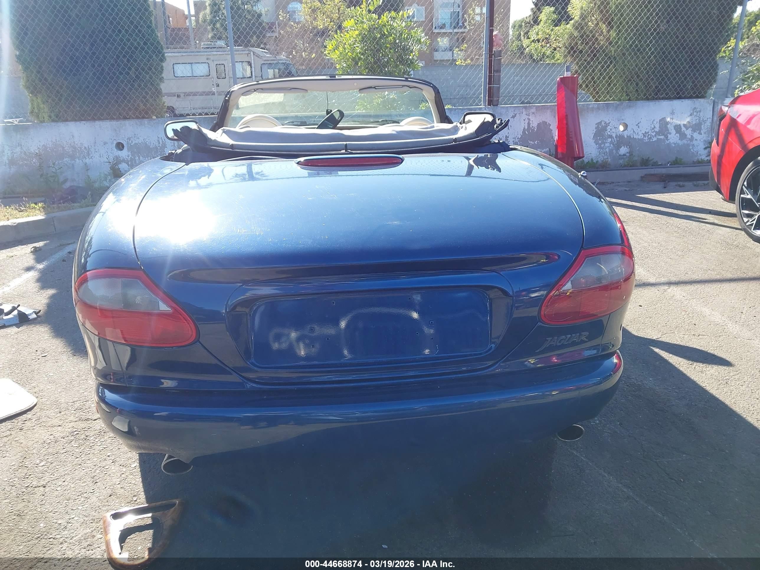 1997 Jaguar Xk8   Blue vin: SAJGX2746VC015947