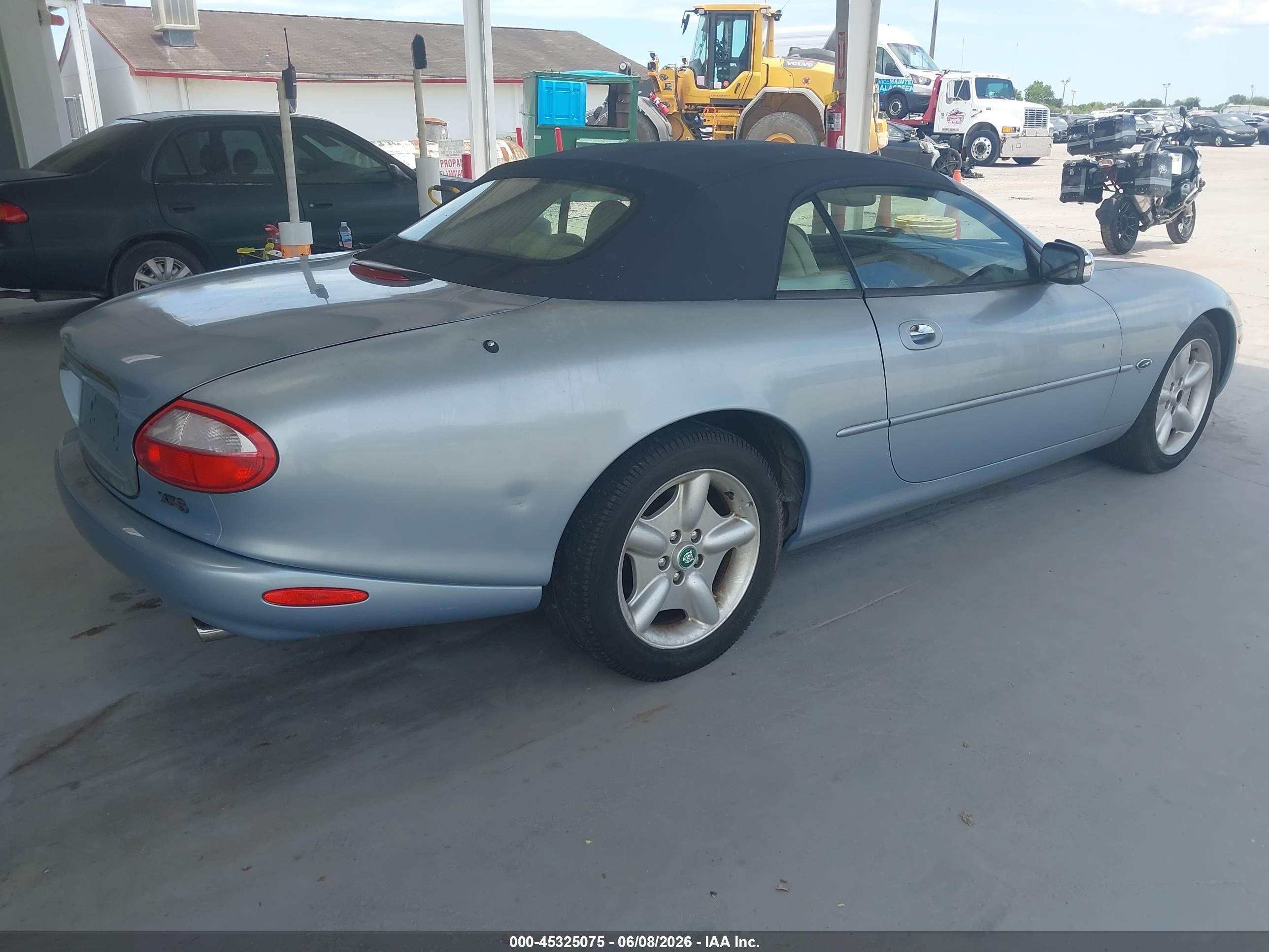 1997 Jaguar Xk8   Light Blue vin: SAJGX2749VC013559