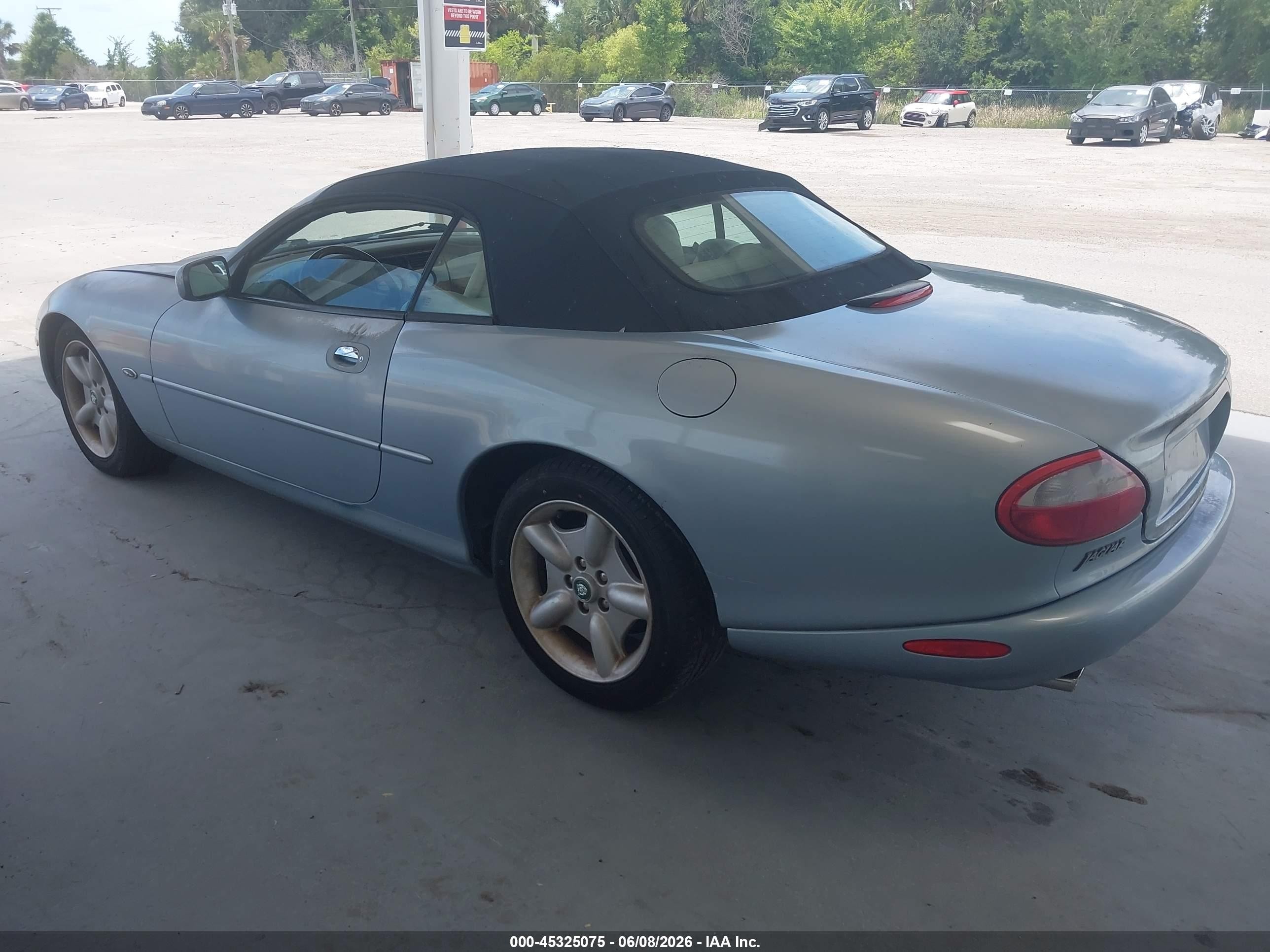 1997 Jaguar Xk8   Light Blue vin: SAJGX2749VC013559