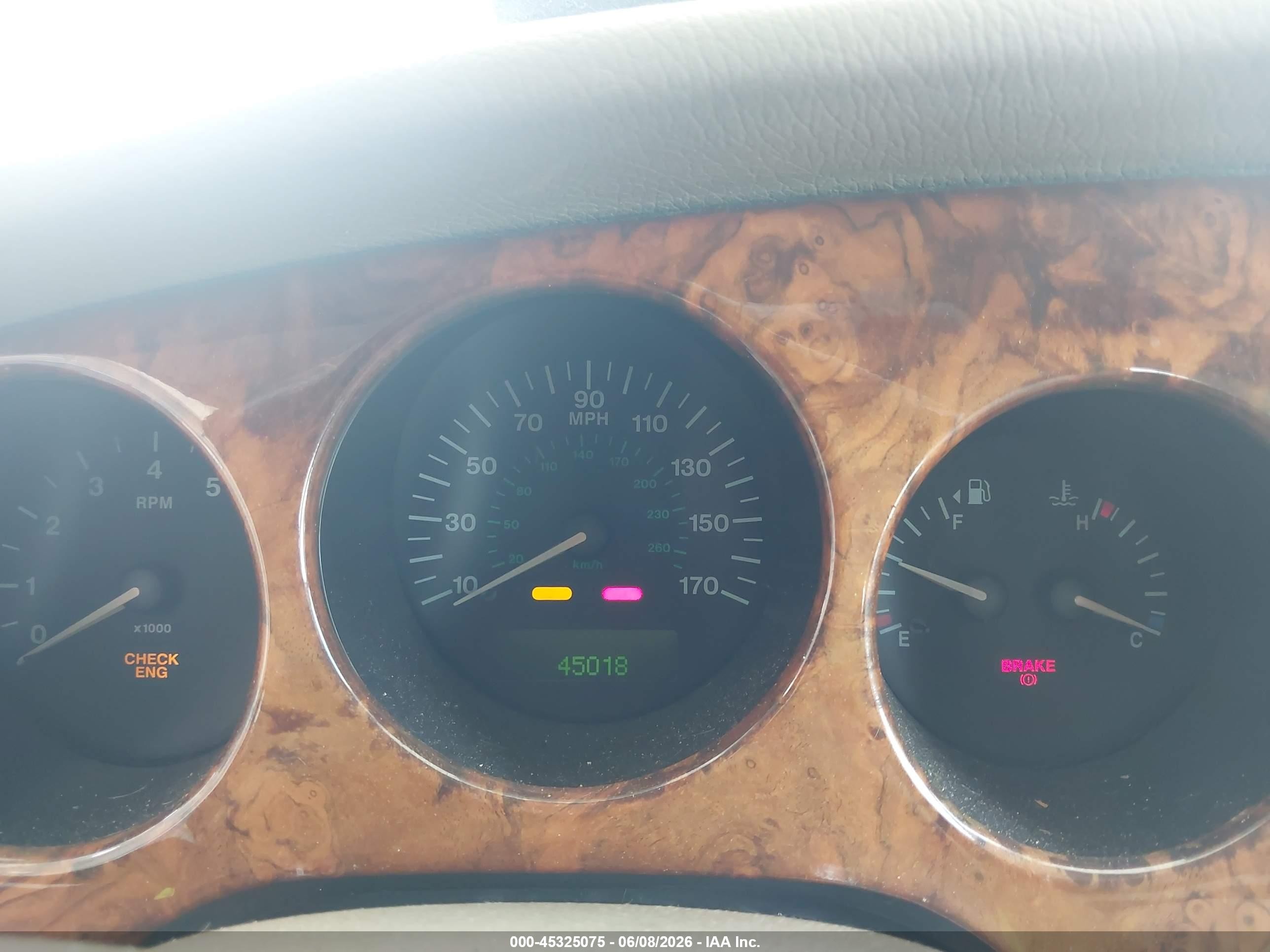 1997 Jaguar Xk8   Light Blue vin: SAJGX2749VC013559