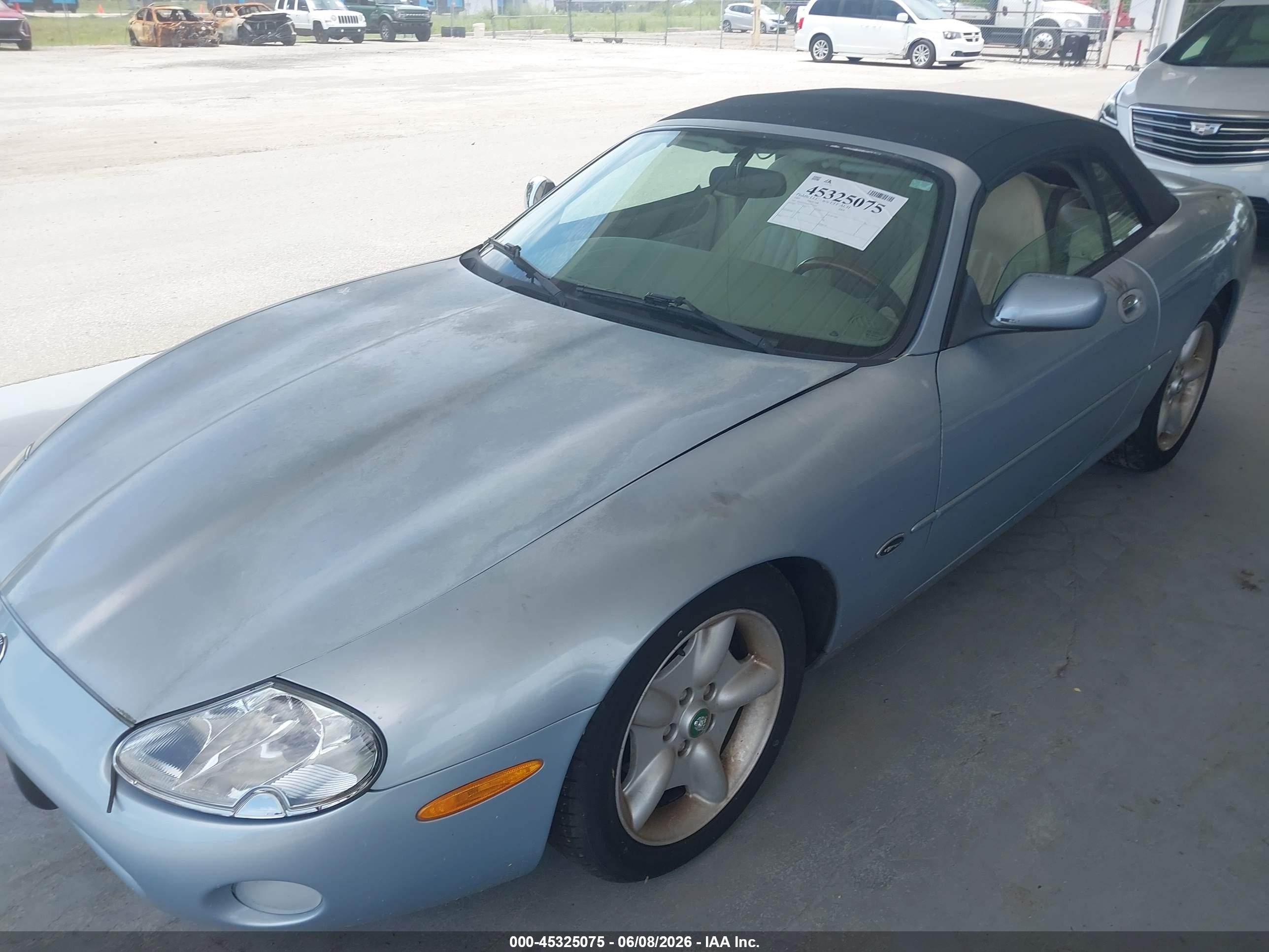 1997 Jaguar Xk8   Light Blue vin: SAJGX2749VC013559