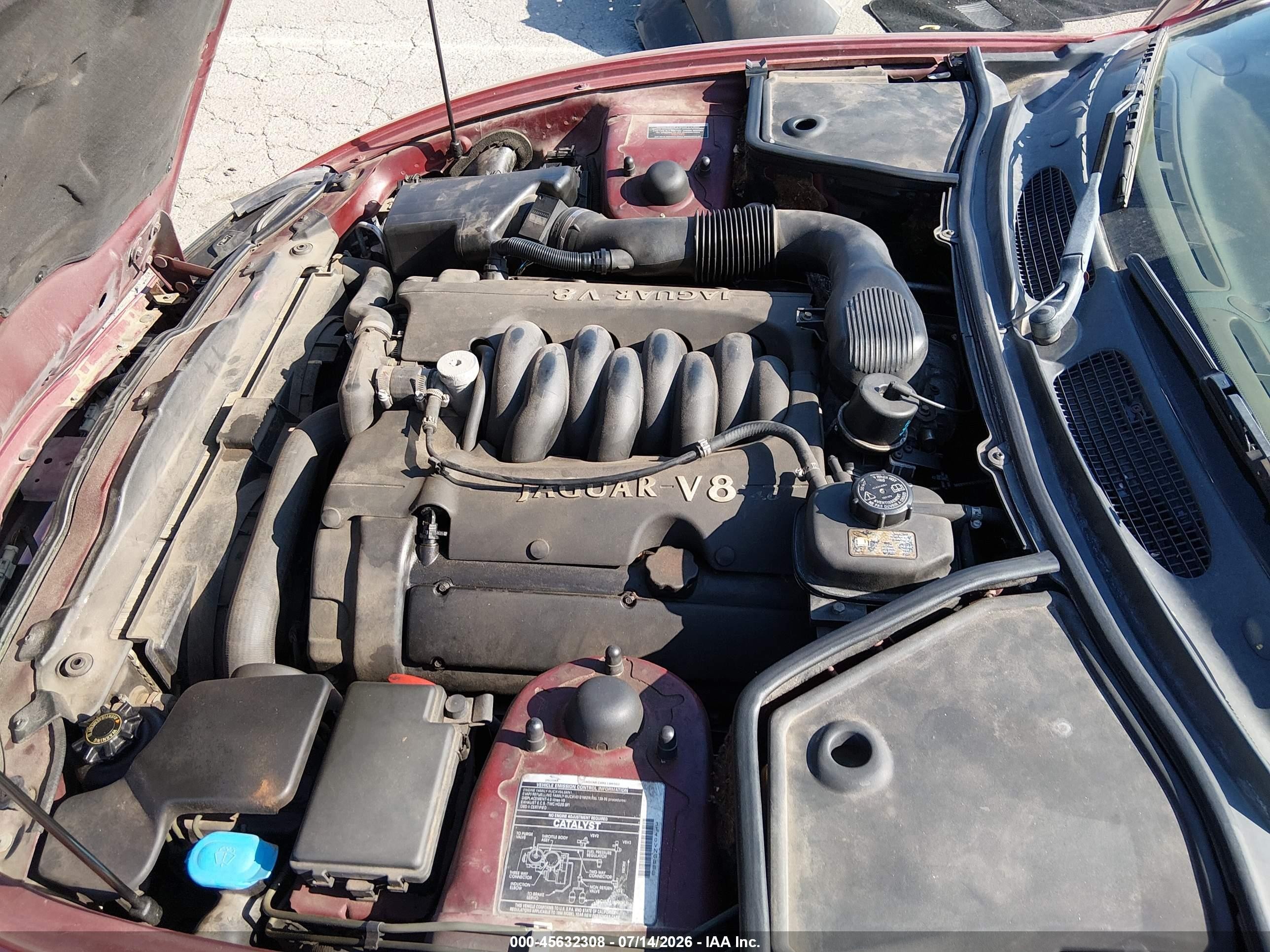 1998 Jaguar Xk8   Burgundy vin: SAJGX5241WC025862