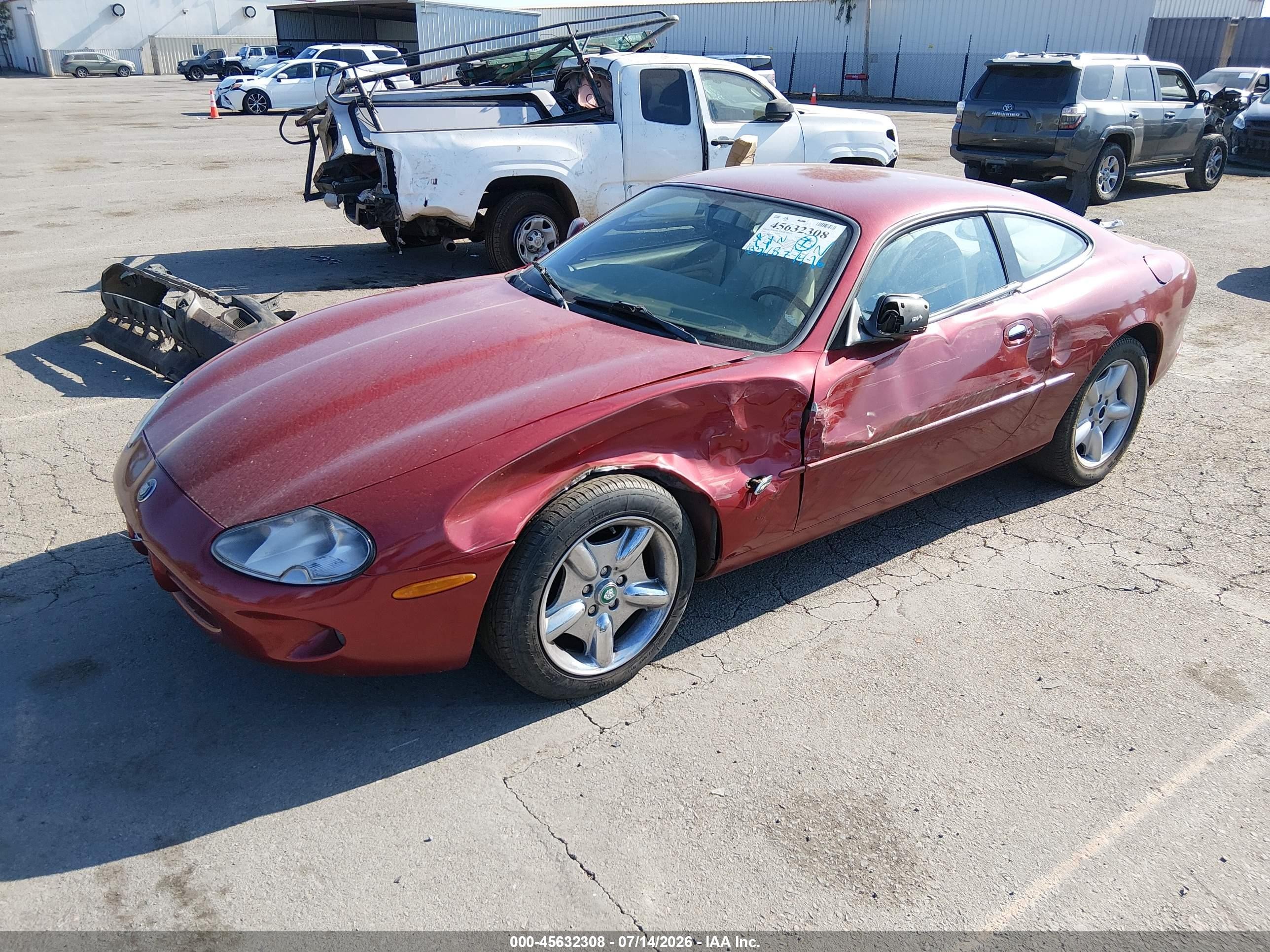 1998 Jaguar Xk8   Burgundy vin: SAJGX5241WC025862