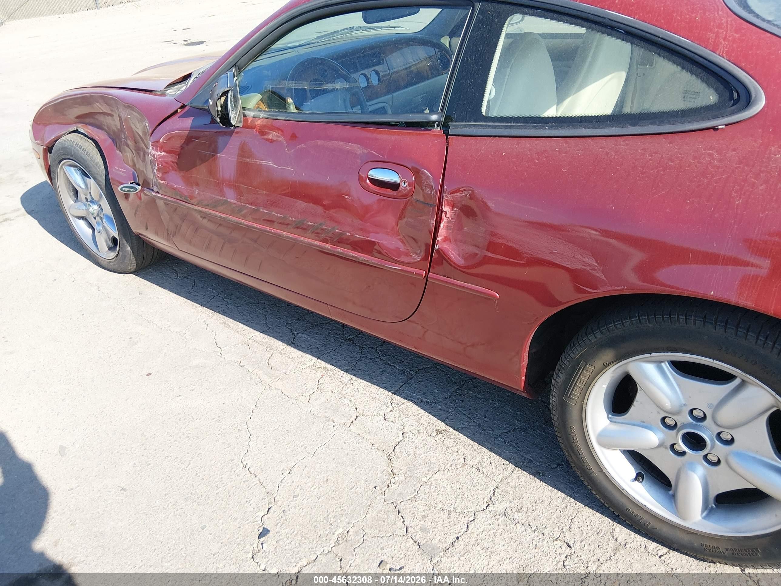 1998 Jaguar Xk8   Burgundy vin: SAJGX5241WC025862