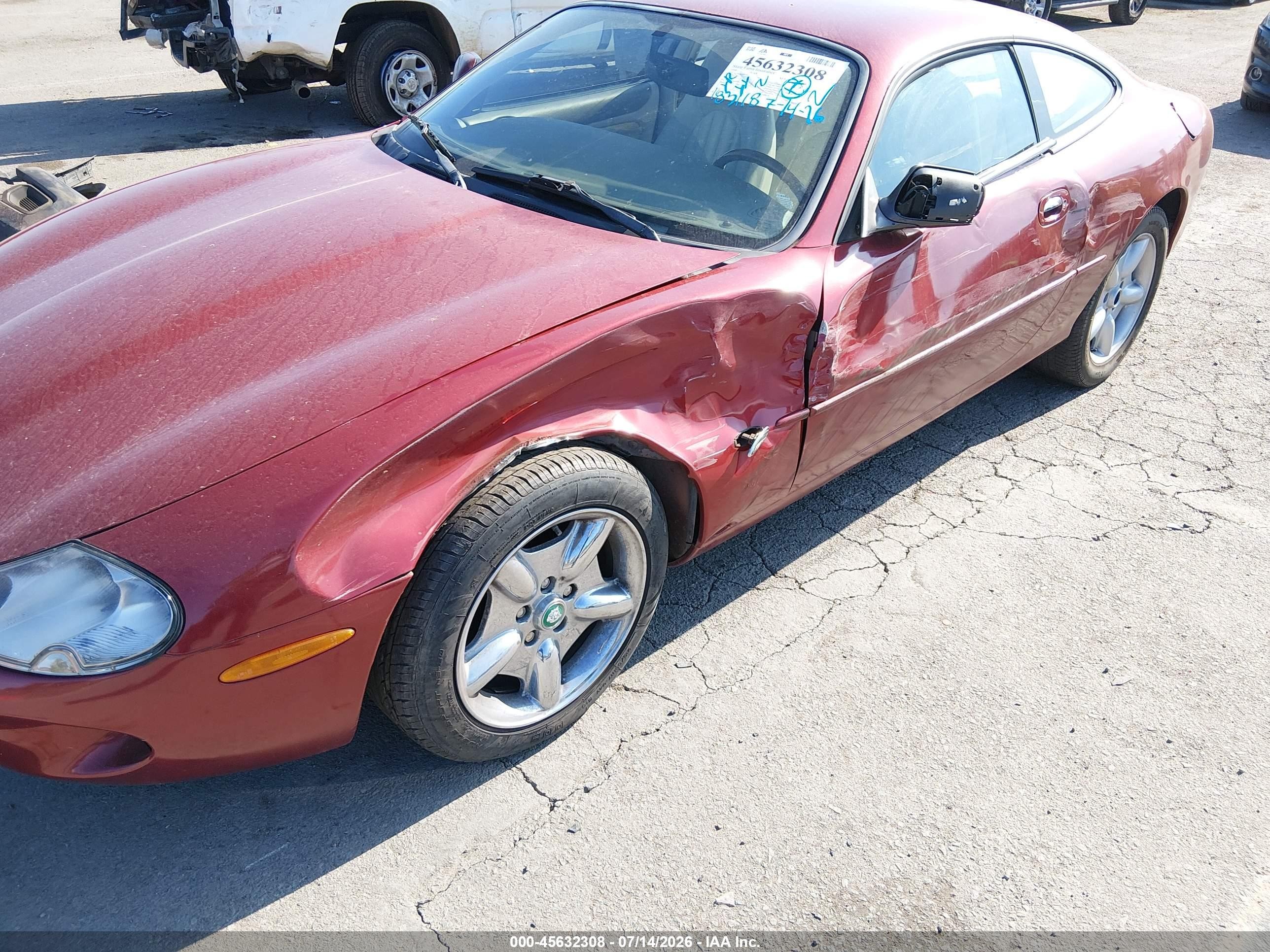 1998 Jaguar Xk8   Burgundy vin: SAJGX5241WC025862