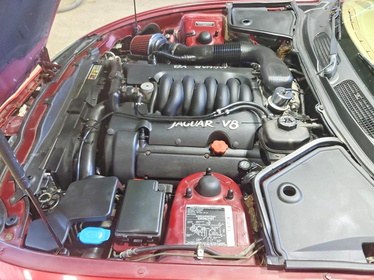 1997 Jaguar Xk8 Burgundy vin: SAJGX5743VC004681