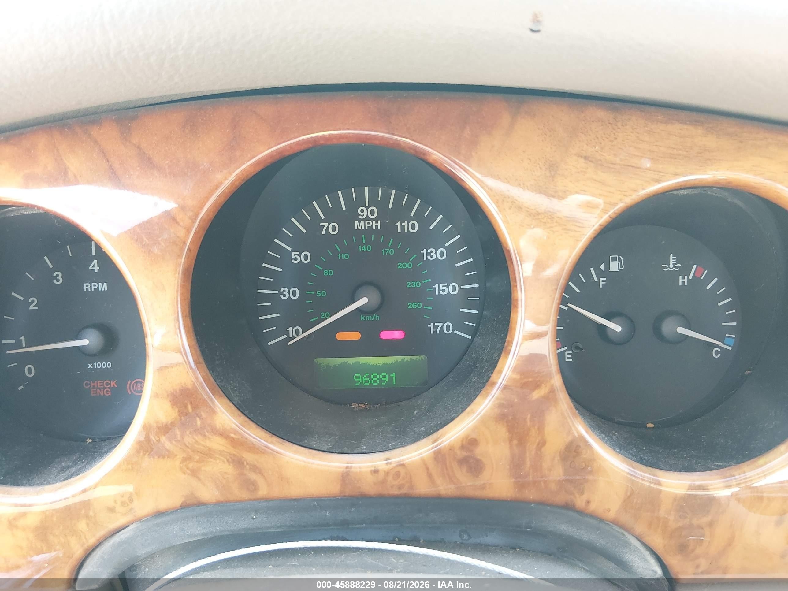 1999 Jaguar Xj8   Dark Blue vin: SAJHD1049XC866192