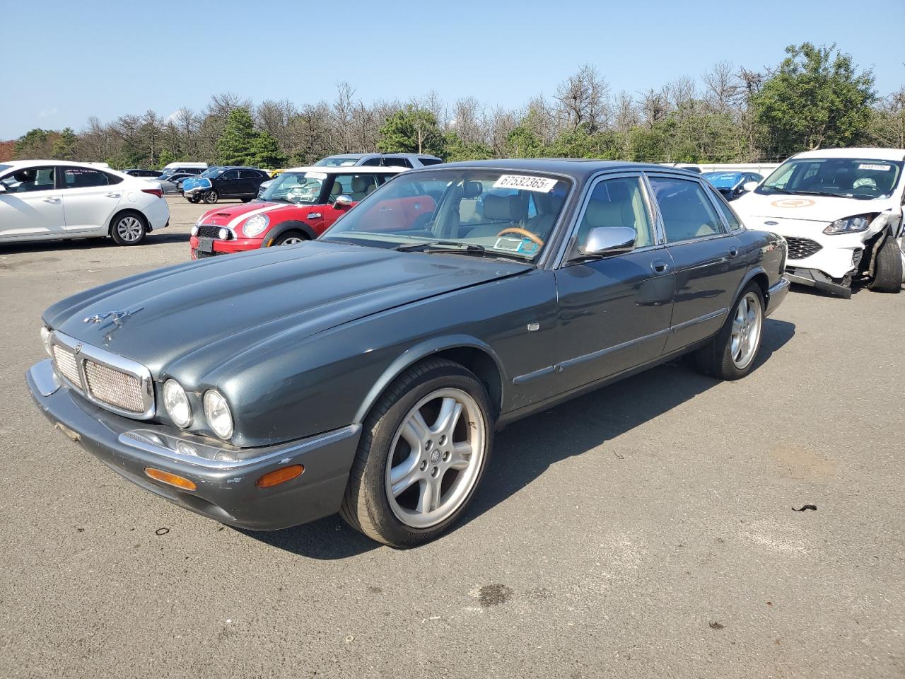 1999 Jaguar Xj8 Gray vin: SAJHX1043XC857446